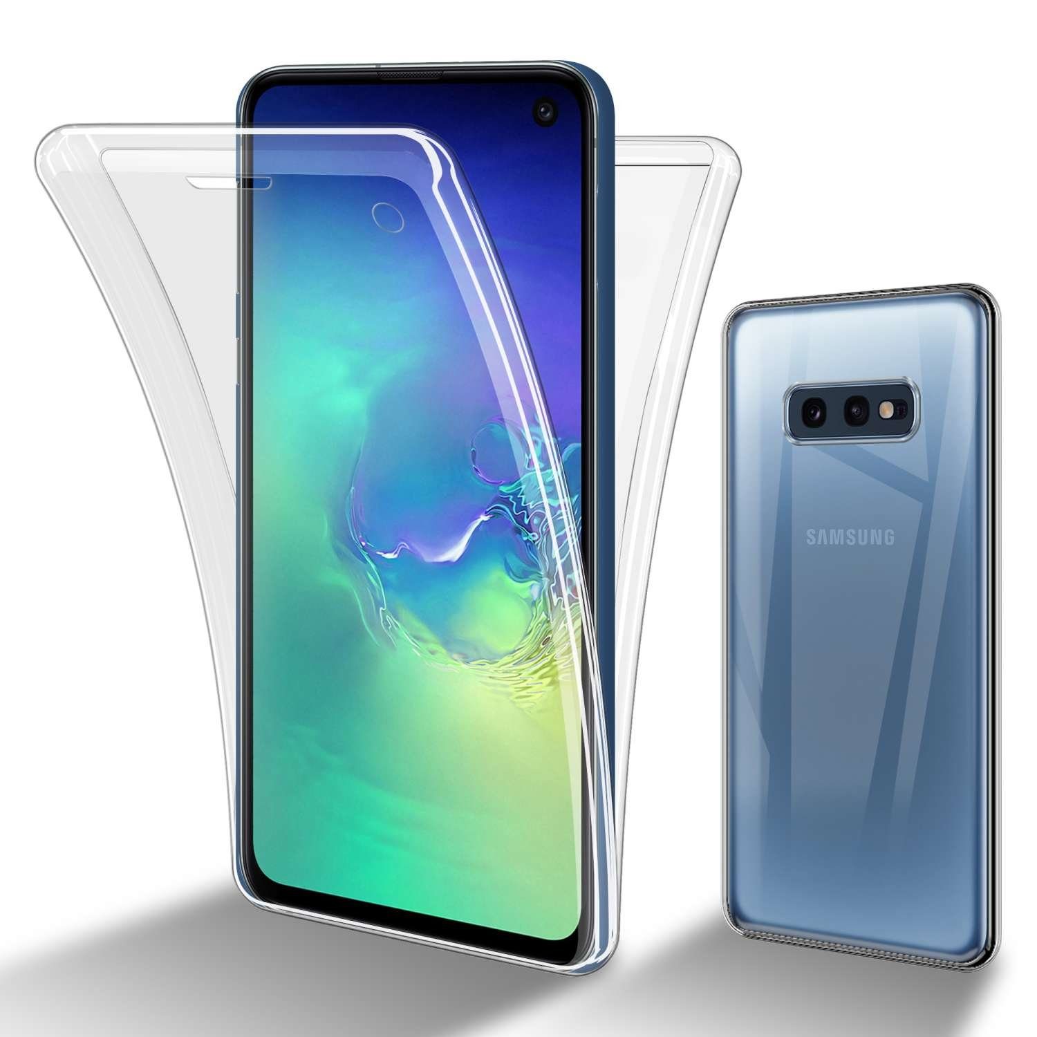 Cadorabo Handyhülle für Samsung Galaxy S10e Hülle Samsung Galaxy S10e, Flexible Case Handy Schutzhülle - Hülle - Back Cover 360° Grad