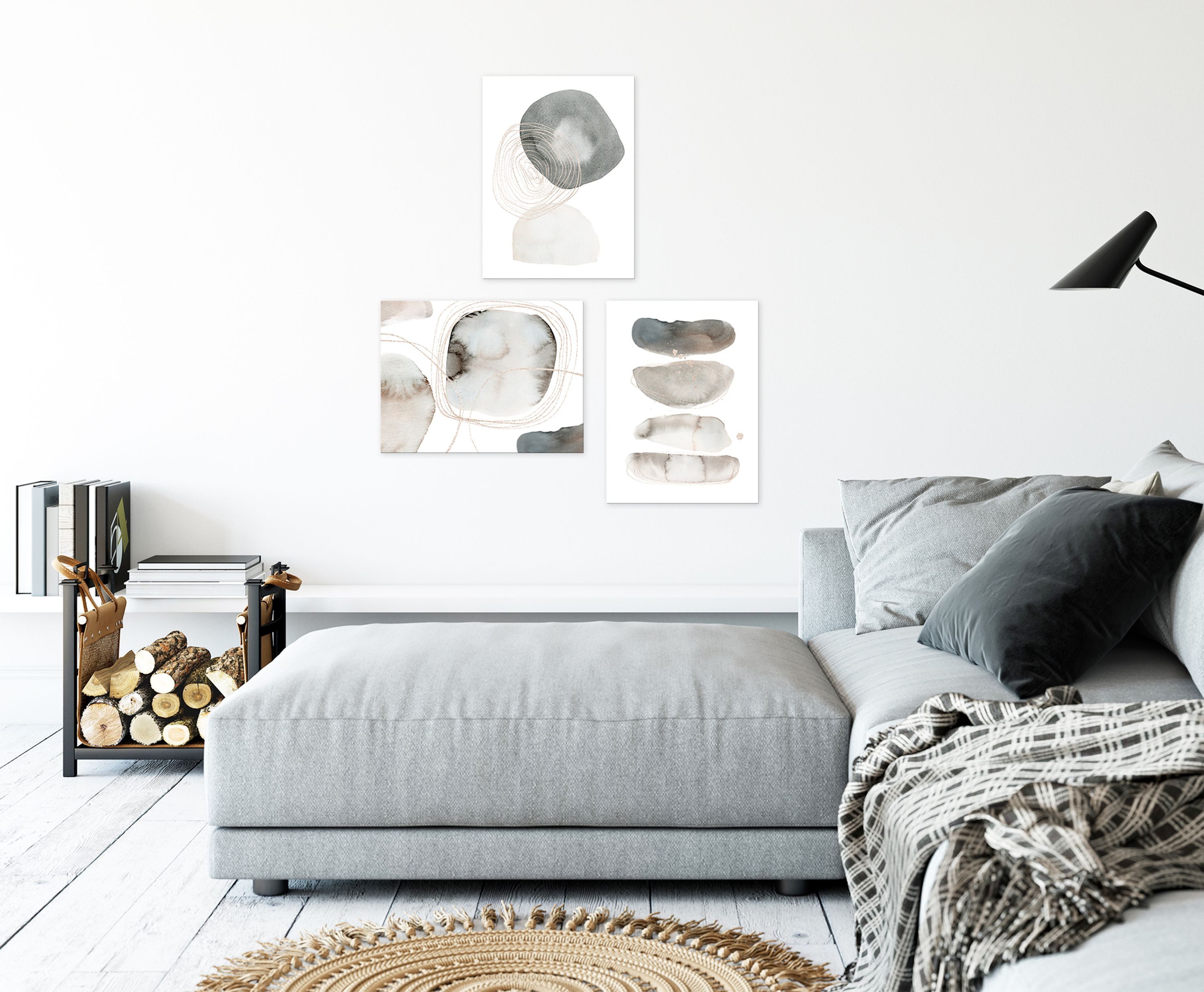 artissimo Mehrteilige Bilder Bilderset 3er-Set, Wandbilder-Set, günstig online kaufen