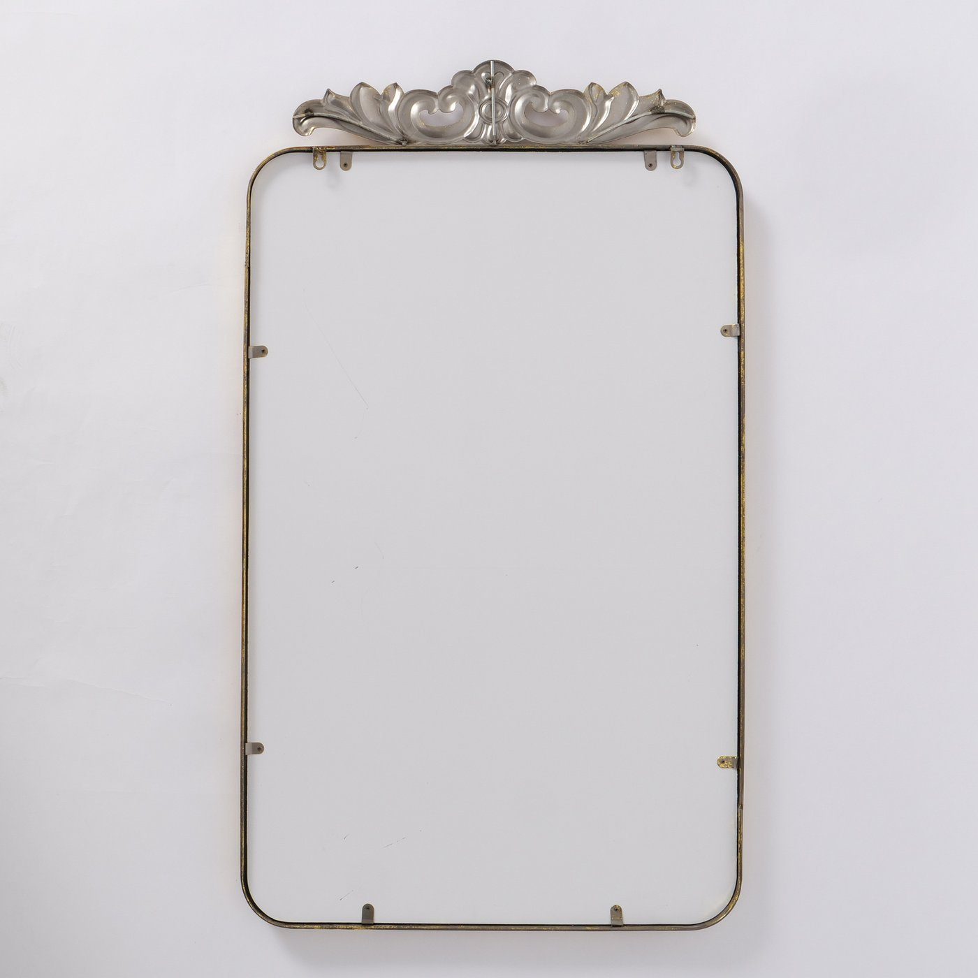 Wandspiegel Metall/Glas "Madeleine" BOLTZE Spiegel in gold aus H105cm,