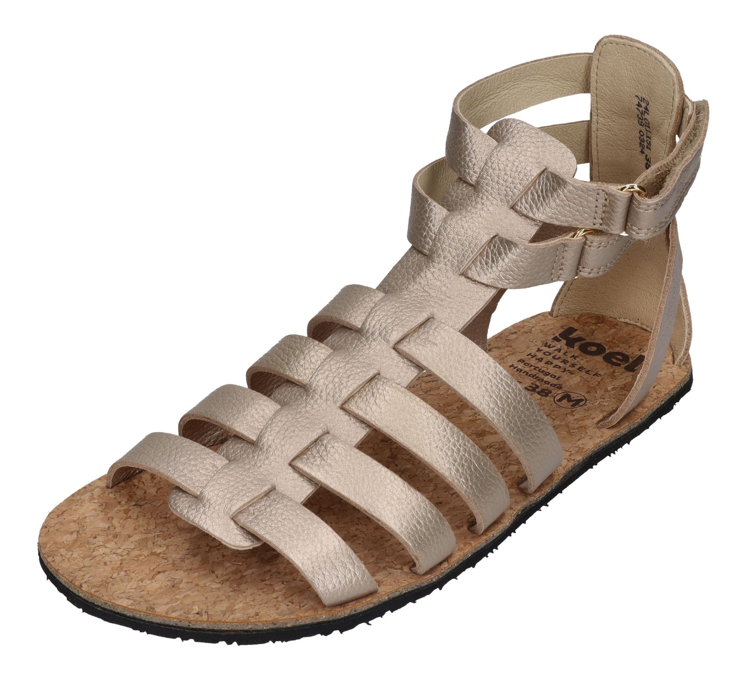 KOEL ARRIAUS METALIC Barfußschuh Champagne