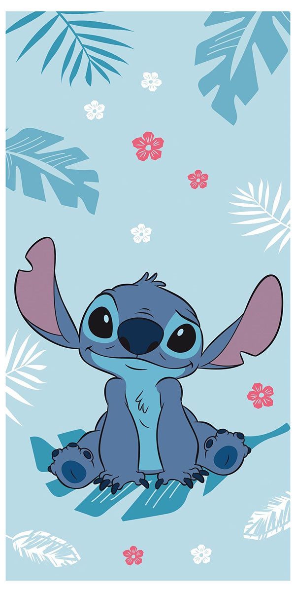 Disney Strandtücher Disney Lilo und Stitch Handtuch Badetuch Alien Strand 70 x 140 cm, Frottee
