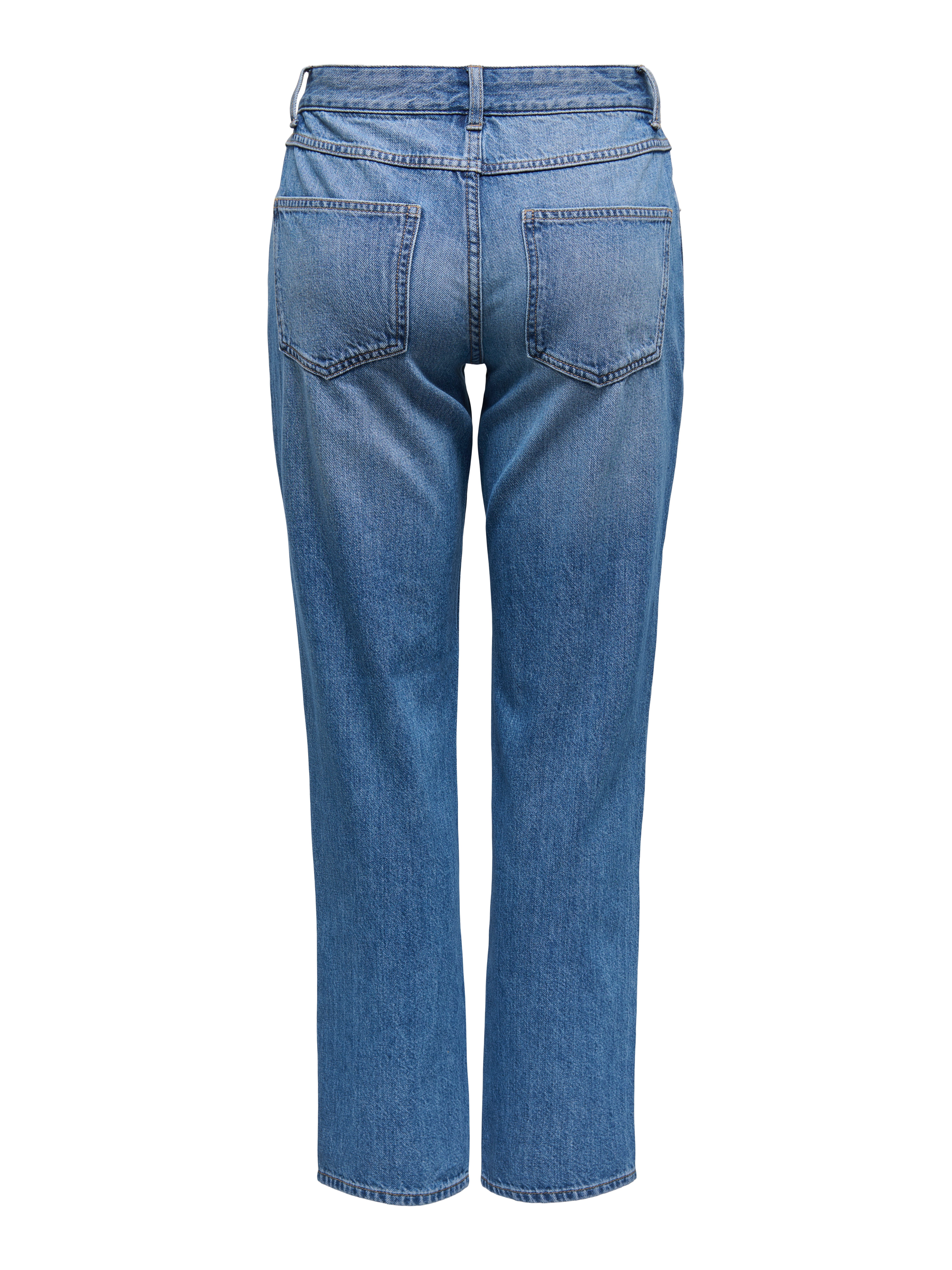 ONLY Gerade Jeans ONLLUMI MW MOM STRAIGHT DNM PIM920 NOOS günstig online kaufen