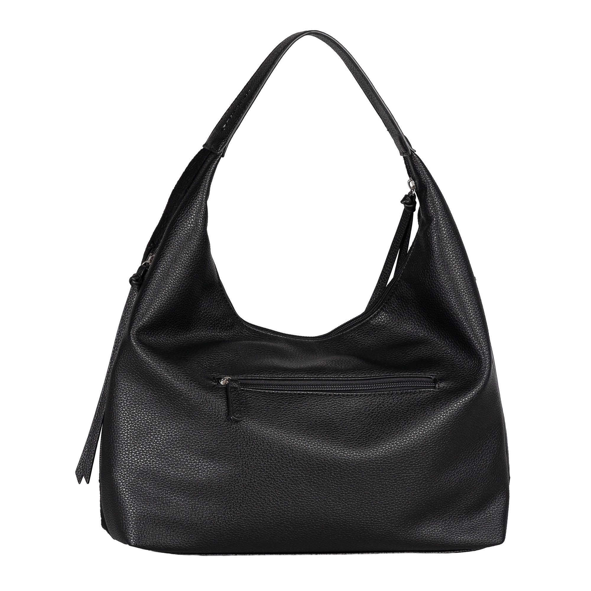 TOM TAILOR Hobo Aiana, Damen Handtasche, mit Fransen-Reißverschluss