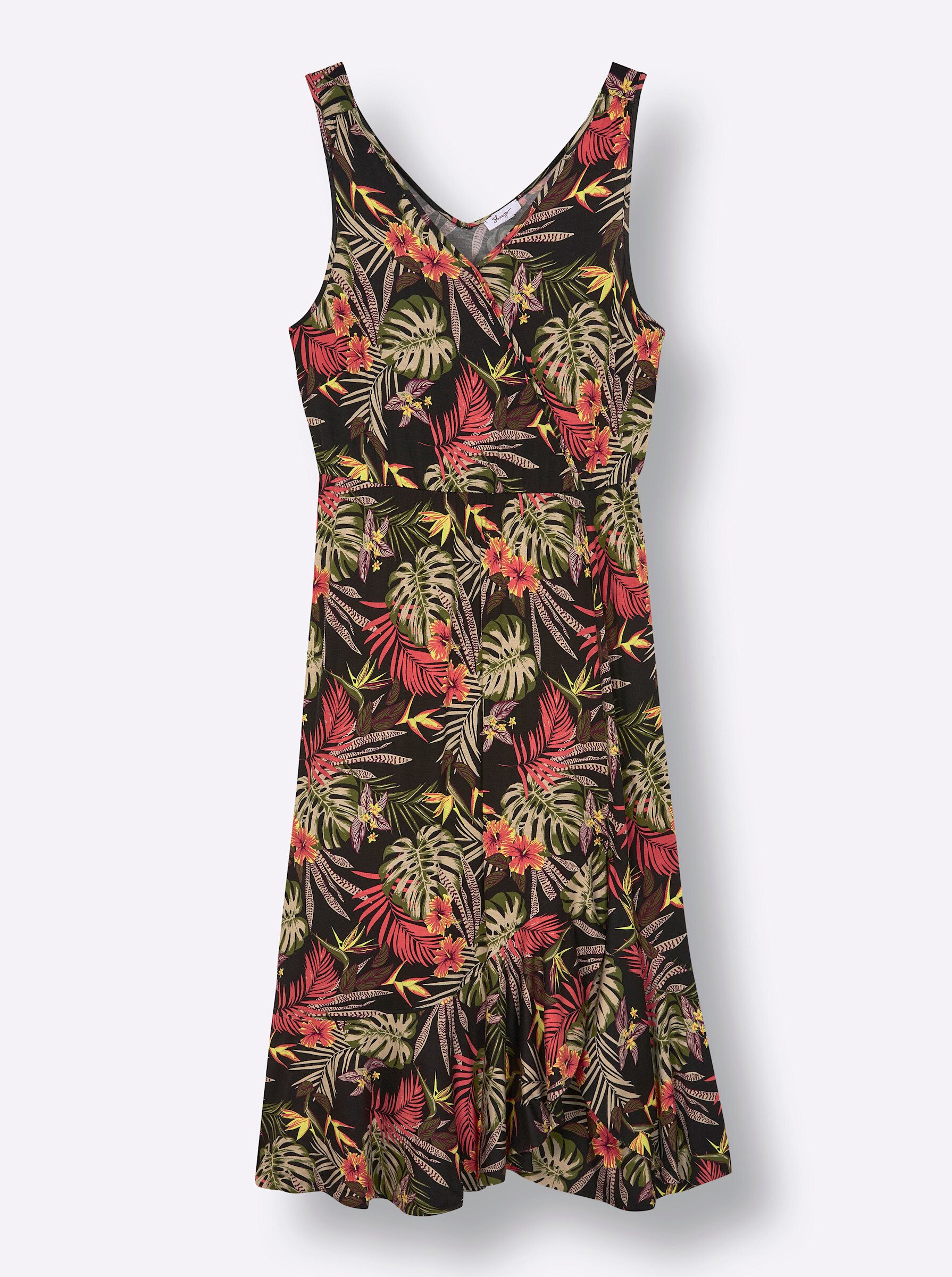Sheego Strandkleid Jersey-Kleid Ärmellos – Bild 4 von 5