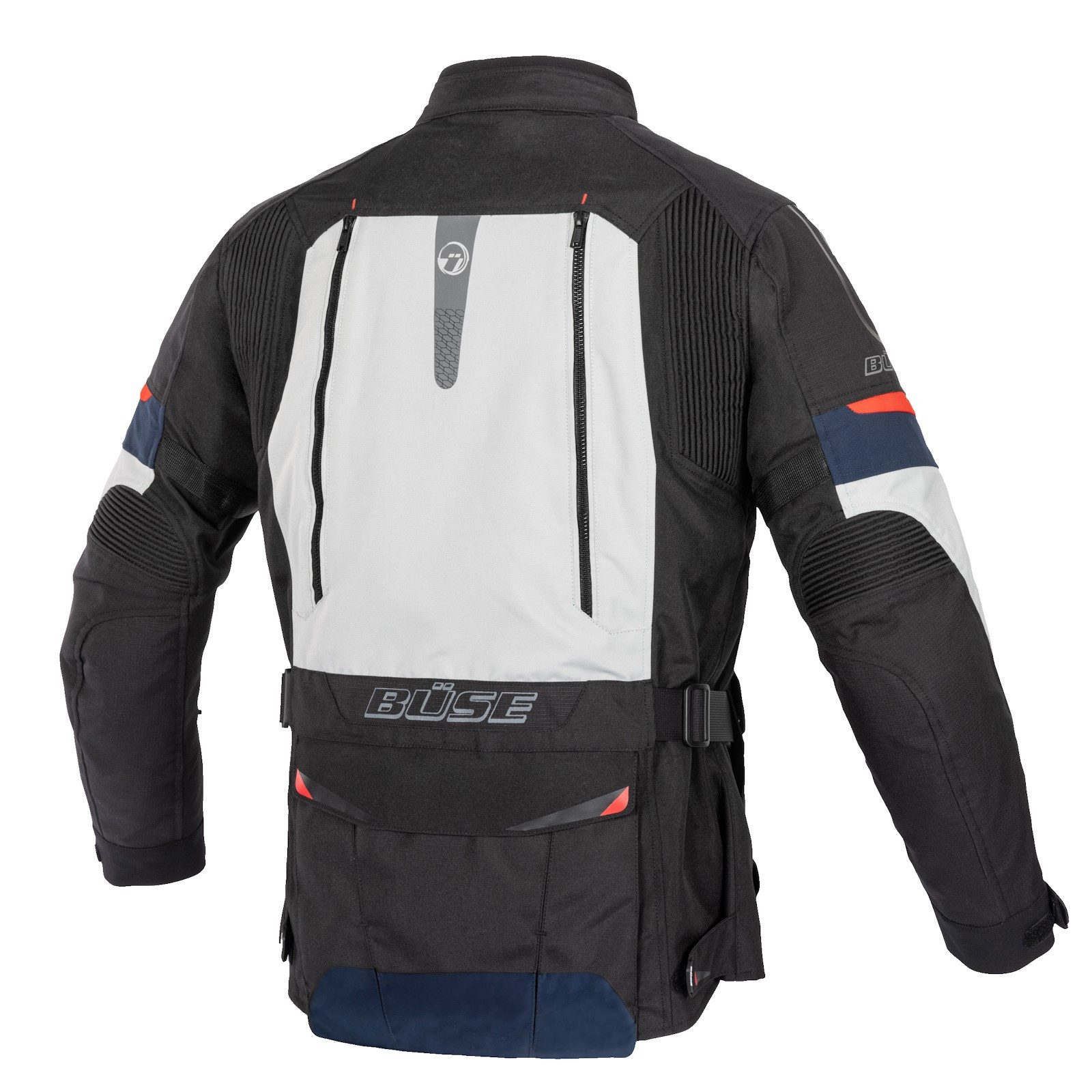 Büse Motorradjacke Büse Monterey Textiljacke hellgrau Herren atmungsaktiv günstig online kaufen