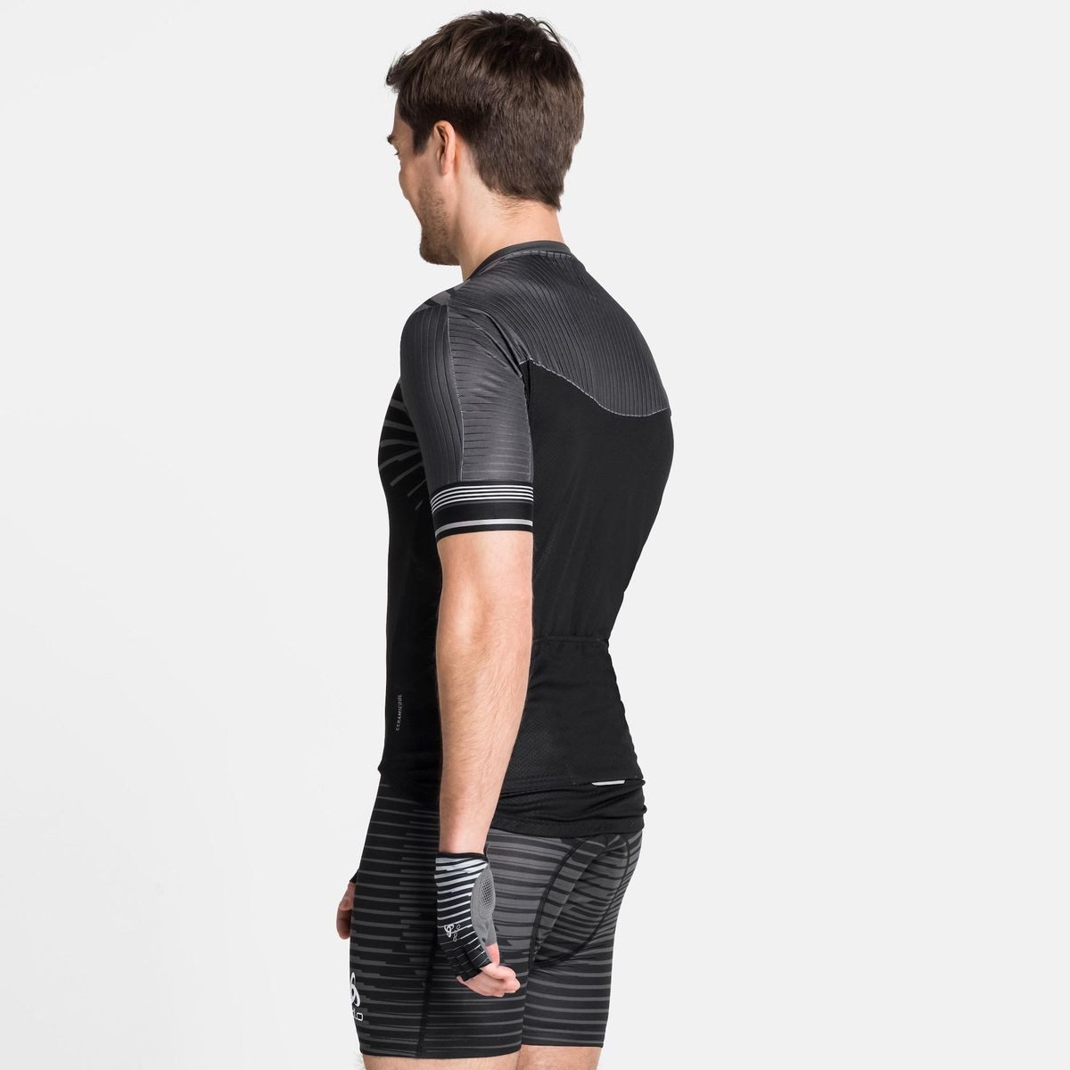 Odlo Radtrikot Stand-up Collar Short Sleeve Full Zip Zeroweight