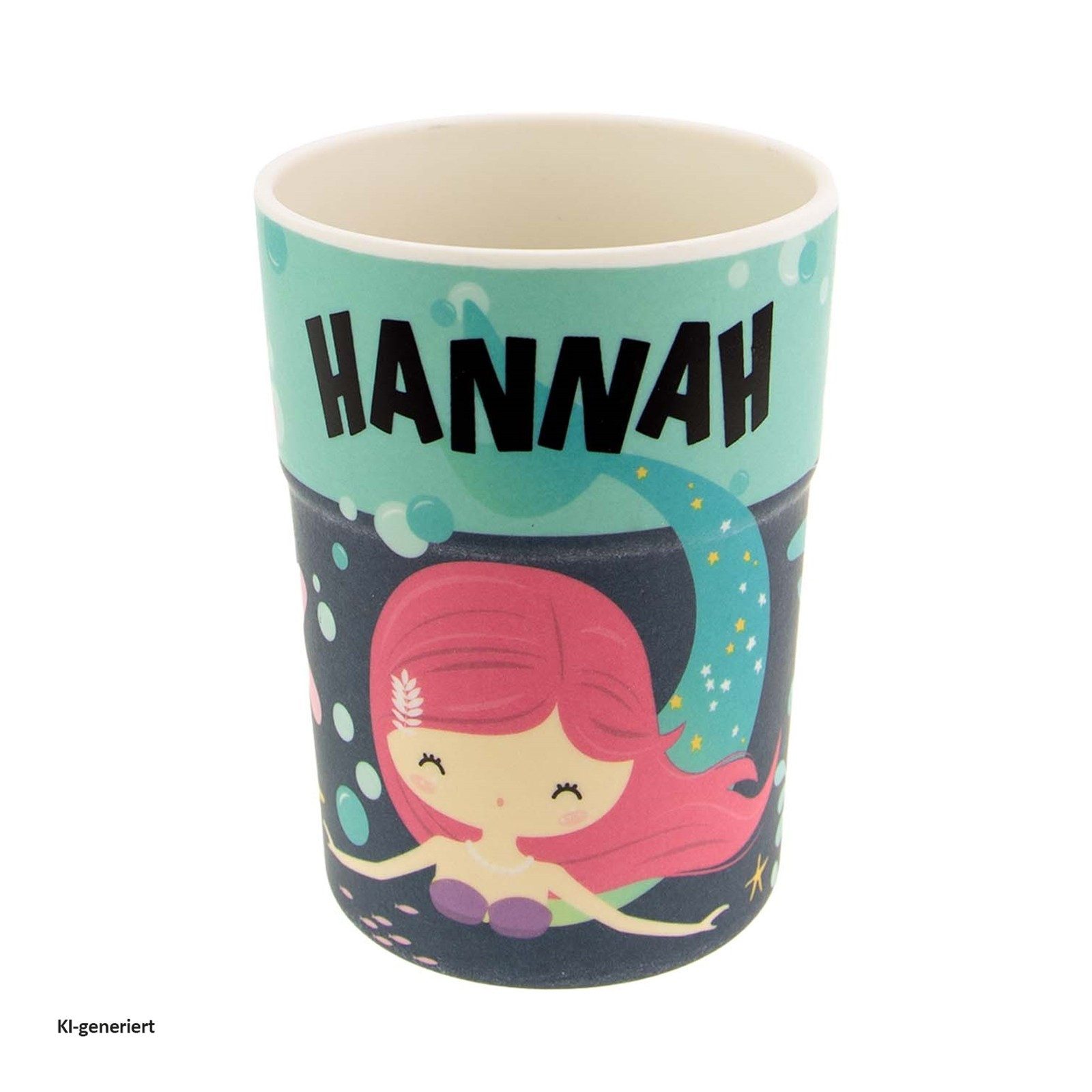 HTI-Living Tasse Kinderbecher Namensbecher Hannah, 1-tlg., Kunststoff, Trinkbecher Saftbecher Milchbecher