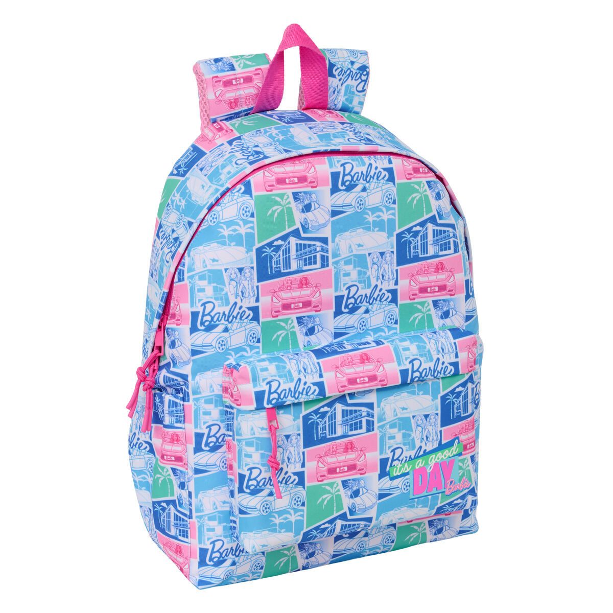 Barbie Kinderrucksack Kinderrucksack Rucksack Barbie Bunt 31x43x13 cm