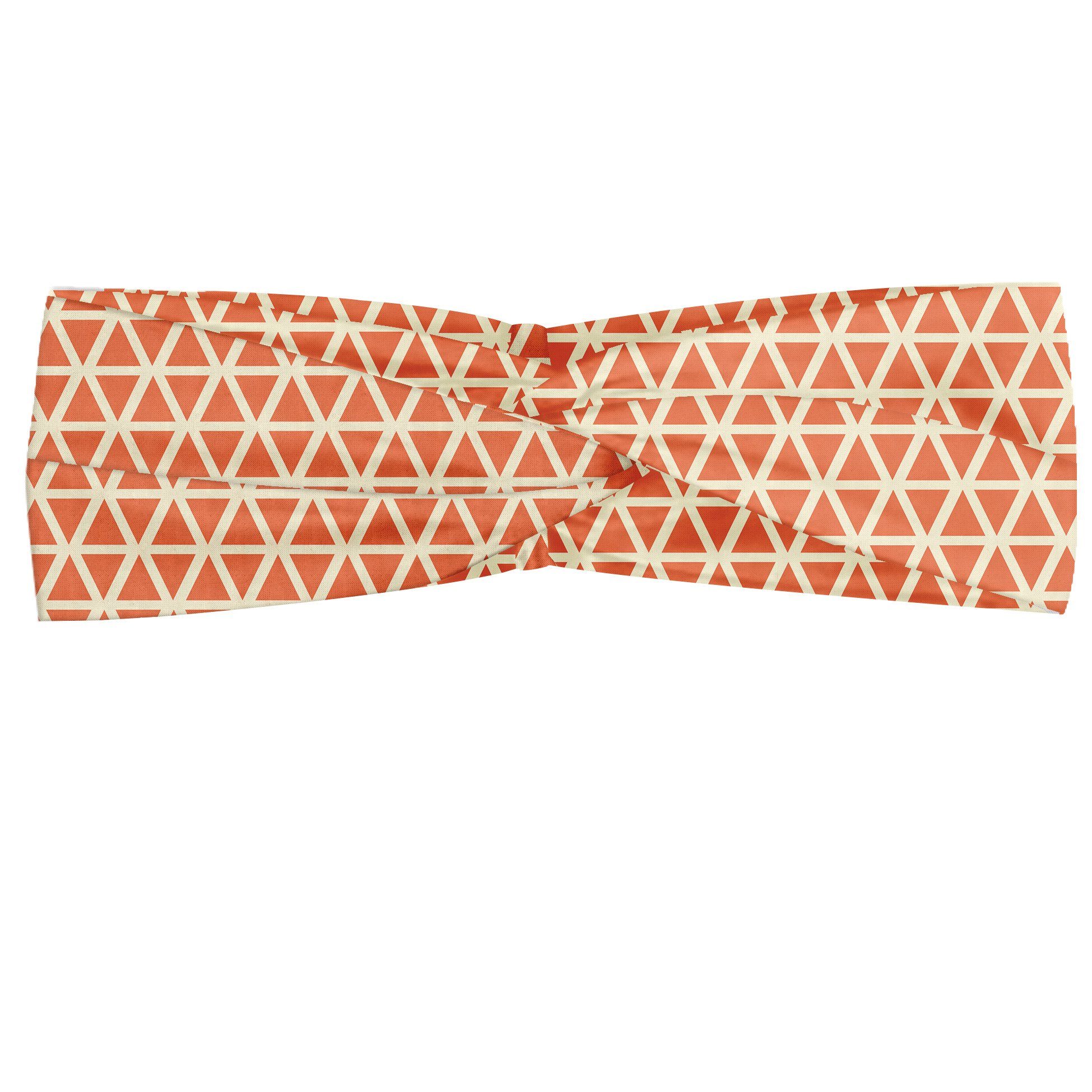 Abakuhaus Stirnband Elastisch und Angenehme alltags accessories Orange Groovy Weiche Triangles