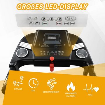Gotagee Laufband Indoor-Laufband klappbares Laufband Kinomap-App und Bluetooth Laufband