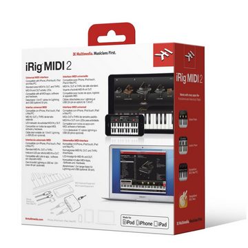 IK Multimedia Digitales Aufnahmegerät (iRig MIDI 2 - MIDI Interface)