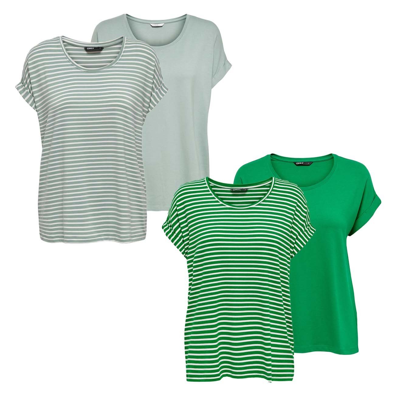 ONLY T-Shirt Damen Top MOSTER Regular günstig online kaufen
