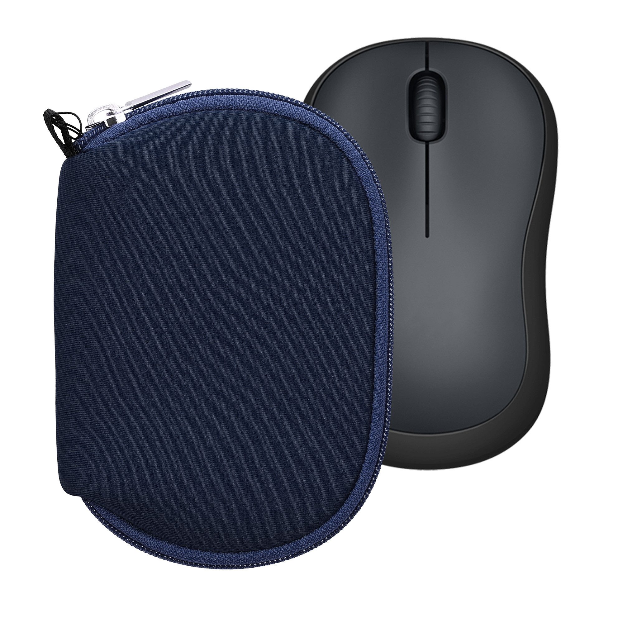 kwmobile Mausfüße Hülle für Logitech M220 SILENT / M235 / M185 (1-St), TPU Kunstleder
