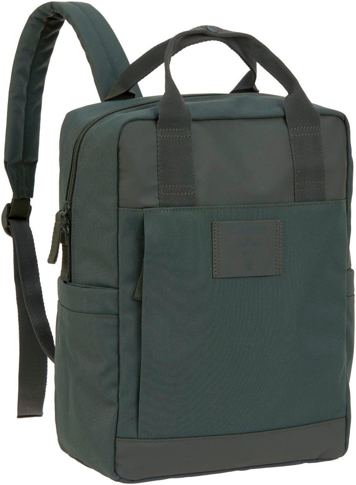 LÄSSIG Wickelrucksack Green Label, Vividal Backpack, dark olive