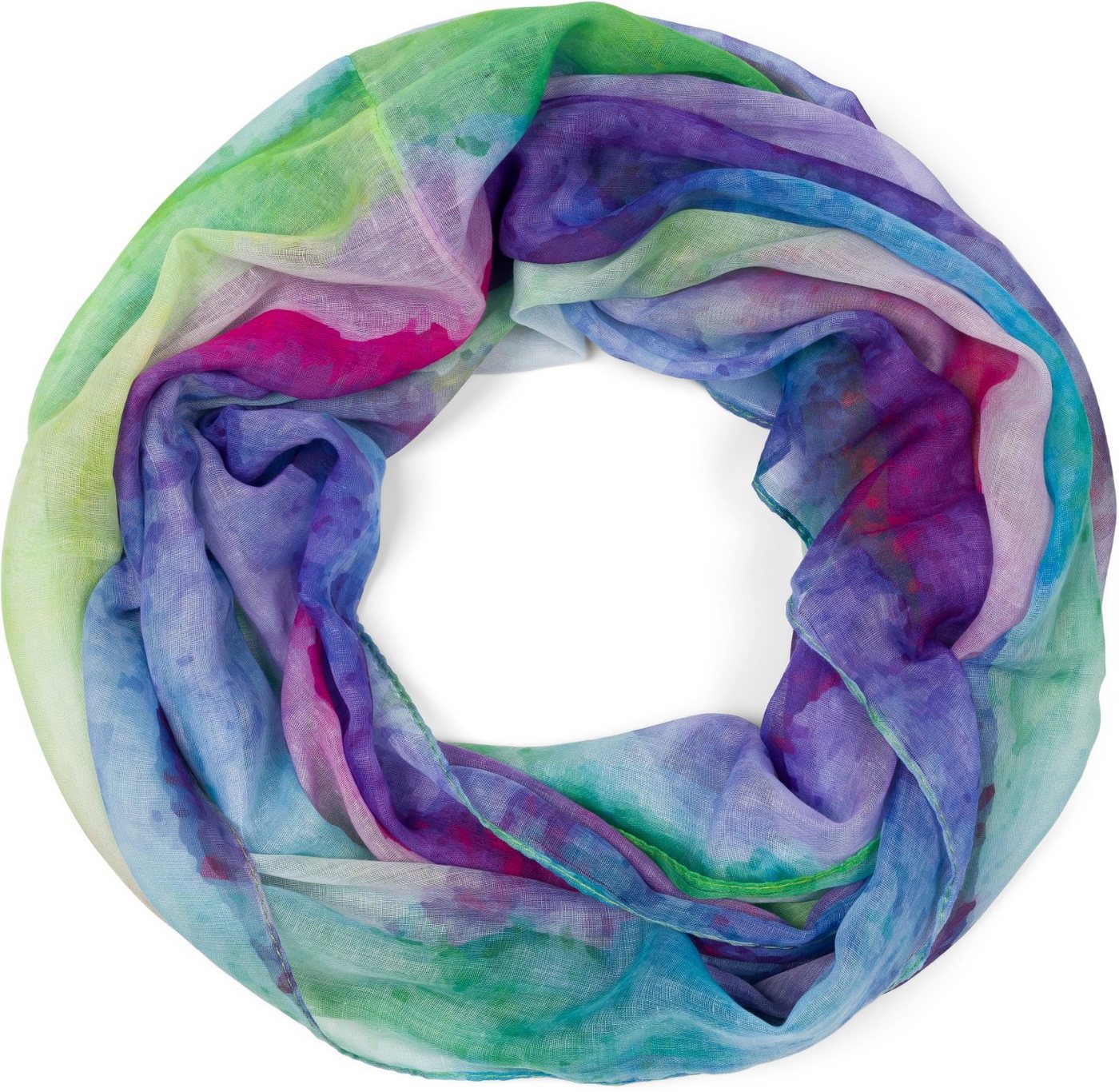styleBREAKER Loop Loop Aquarell Farbverlauf, (1-St)
