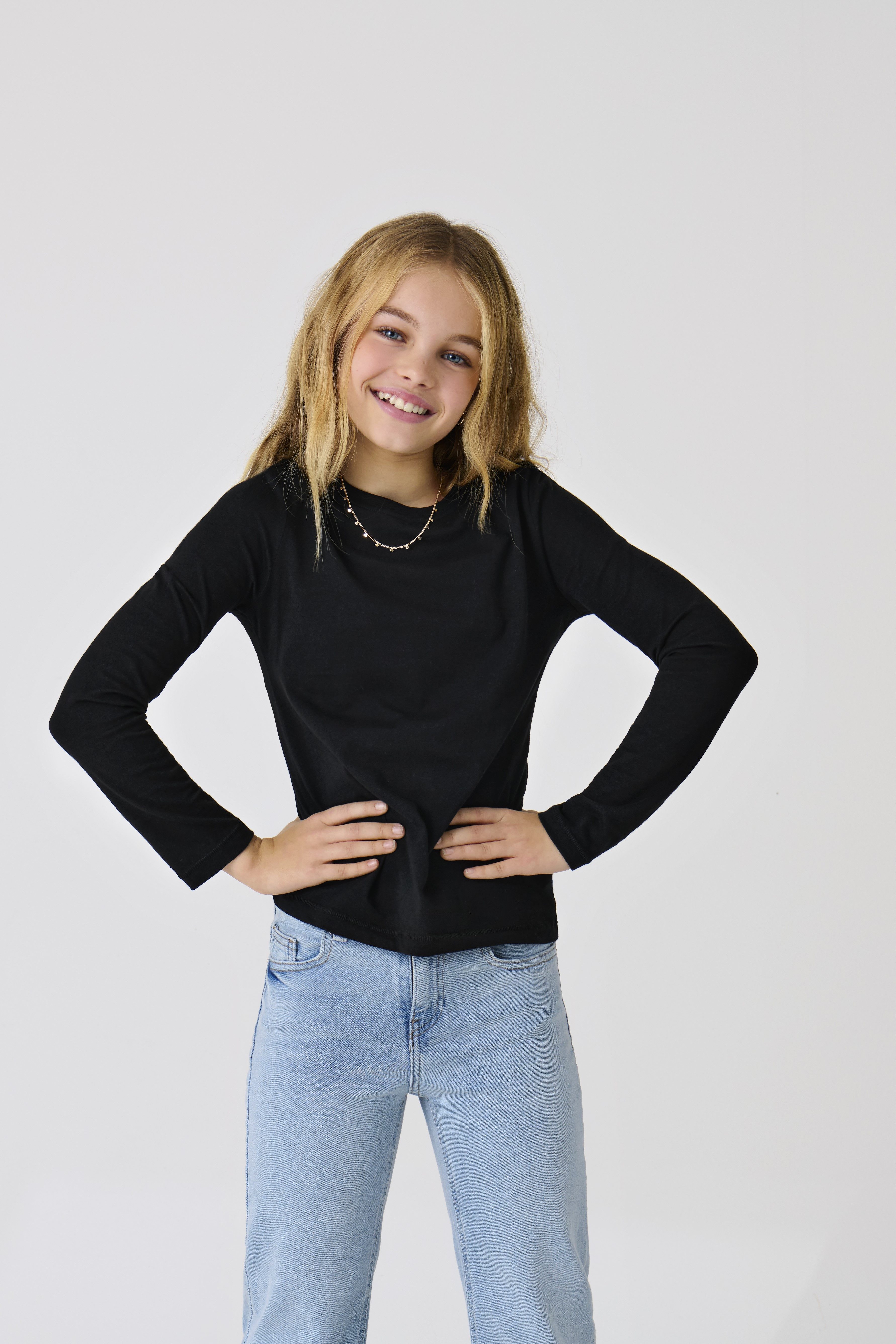 KIDS ONLY Langarmshirt KOGNEW ONLY L/S TEE JRS NOOS in Basic-Form