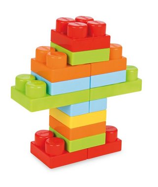 Pilsan Konstruktions-Spielset Bausteine im Trolly 56 Teile, große bunte Bausteine, ab 12 Monaten