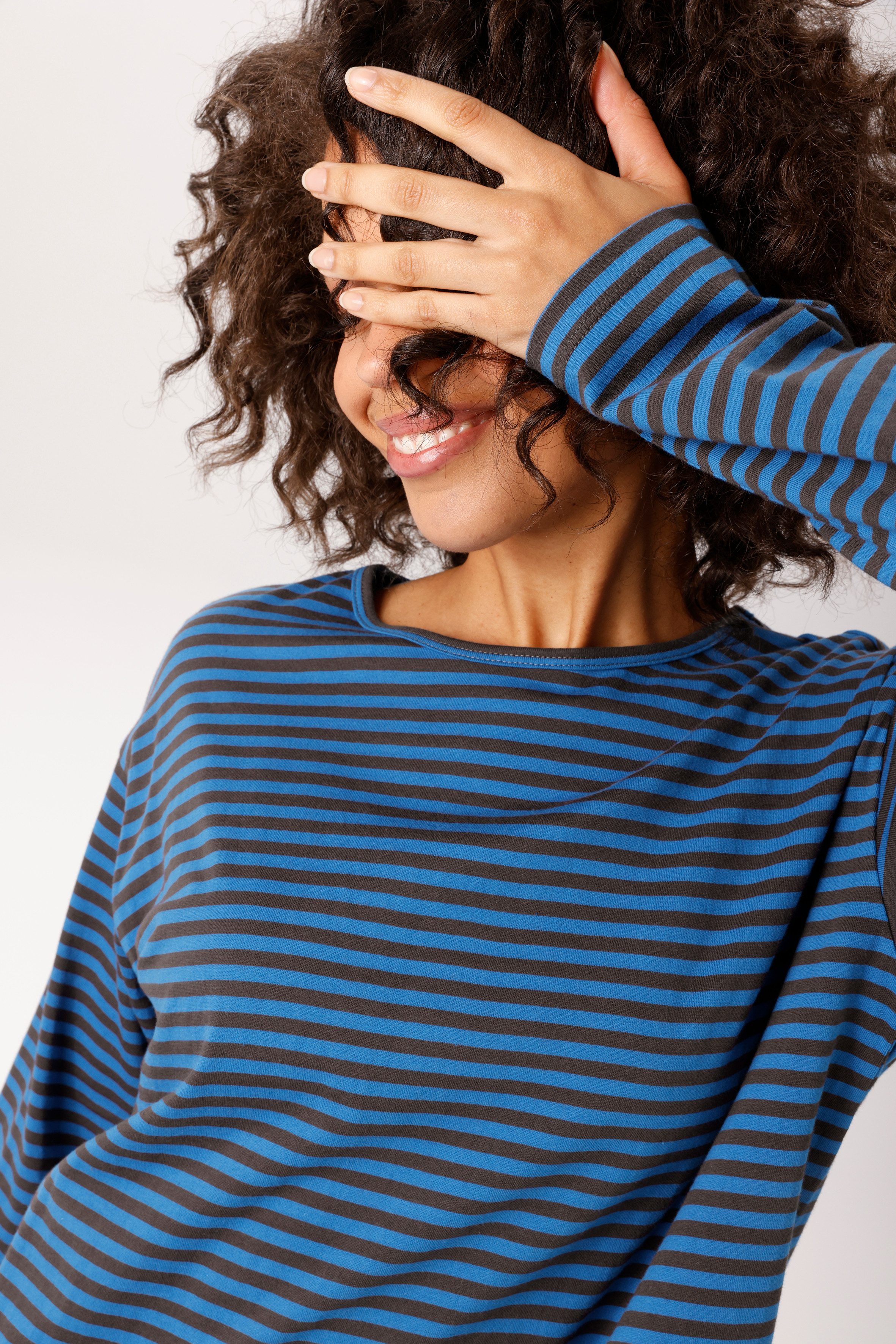 Aniston CASUAL Langarmshirt im trendfarbenen Ringel-Dessin - NEUE KOLLEKTION – Bild 3 von 5