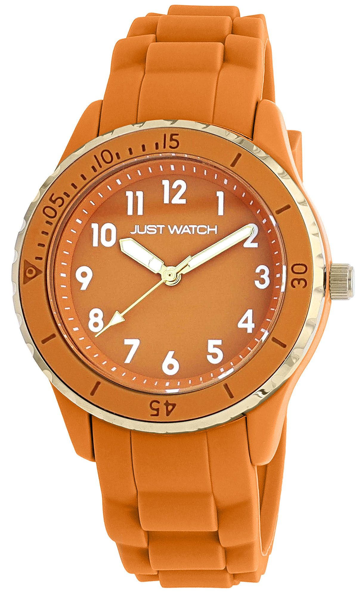 JUST WATCH Quarzuhr JW10254 JUAT WATCH Damenuhr mit Silikonband