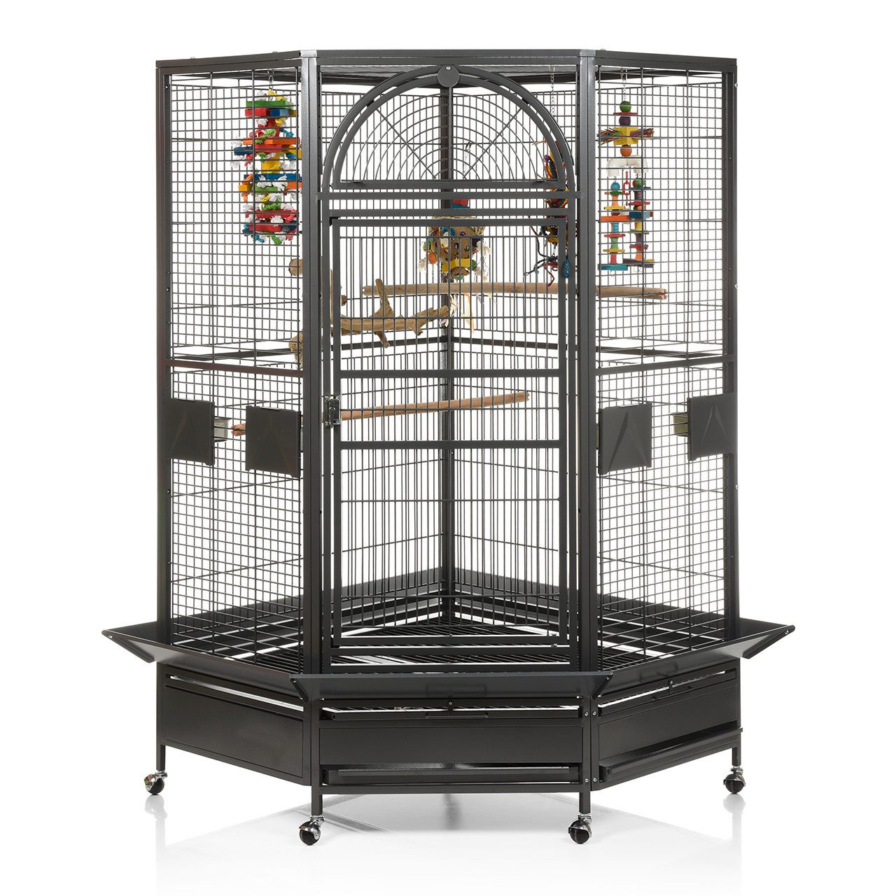Montana Cages Vogelkäfig Eckkäfig DENVER - Eckvoliere XXL, Papageienkäfig, günstig online kaufen