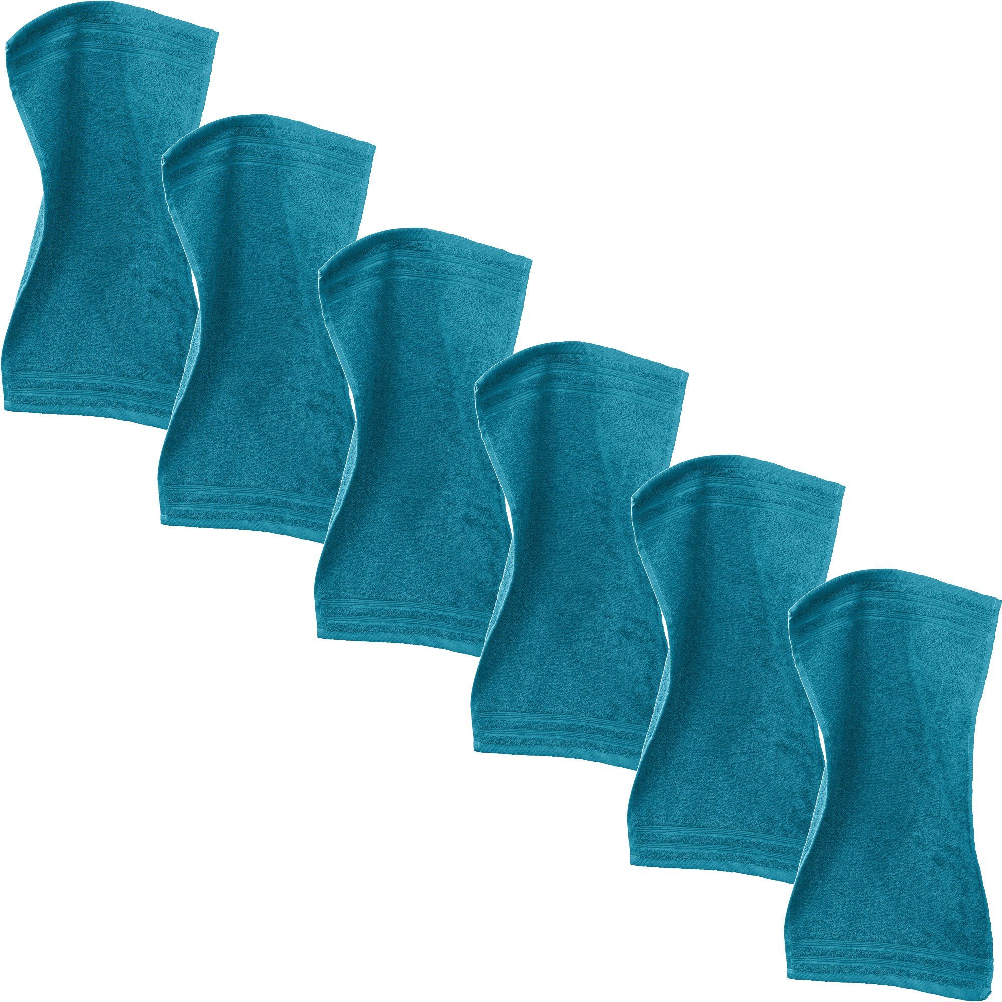 Gästehandtuch Gästetuch "Heidelberg" 6er-Pack