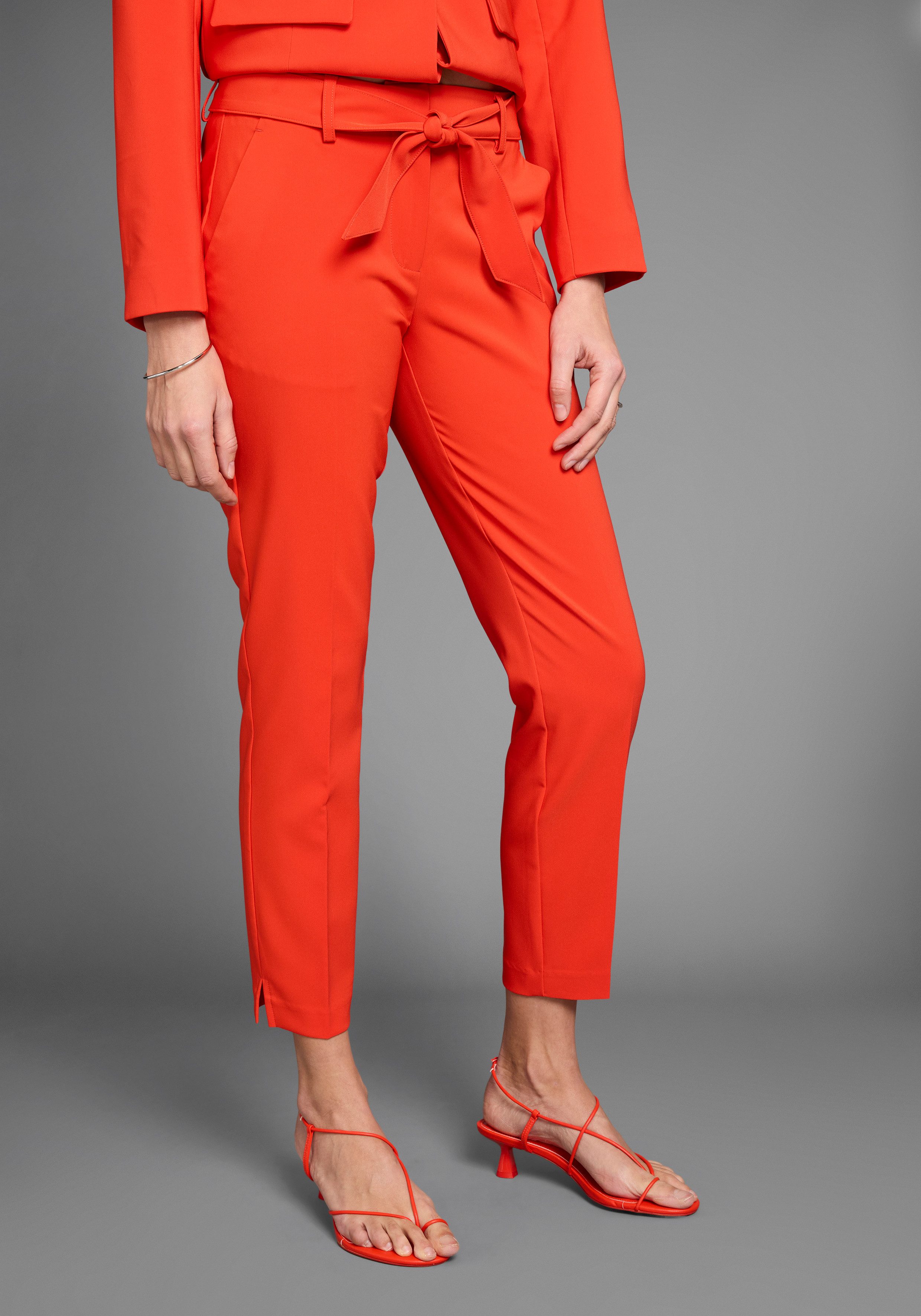 HECHTER PARIS Anzughose mit Bindegürtel günstig online kaufen