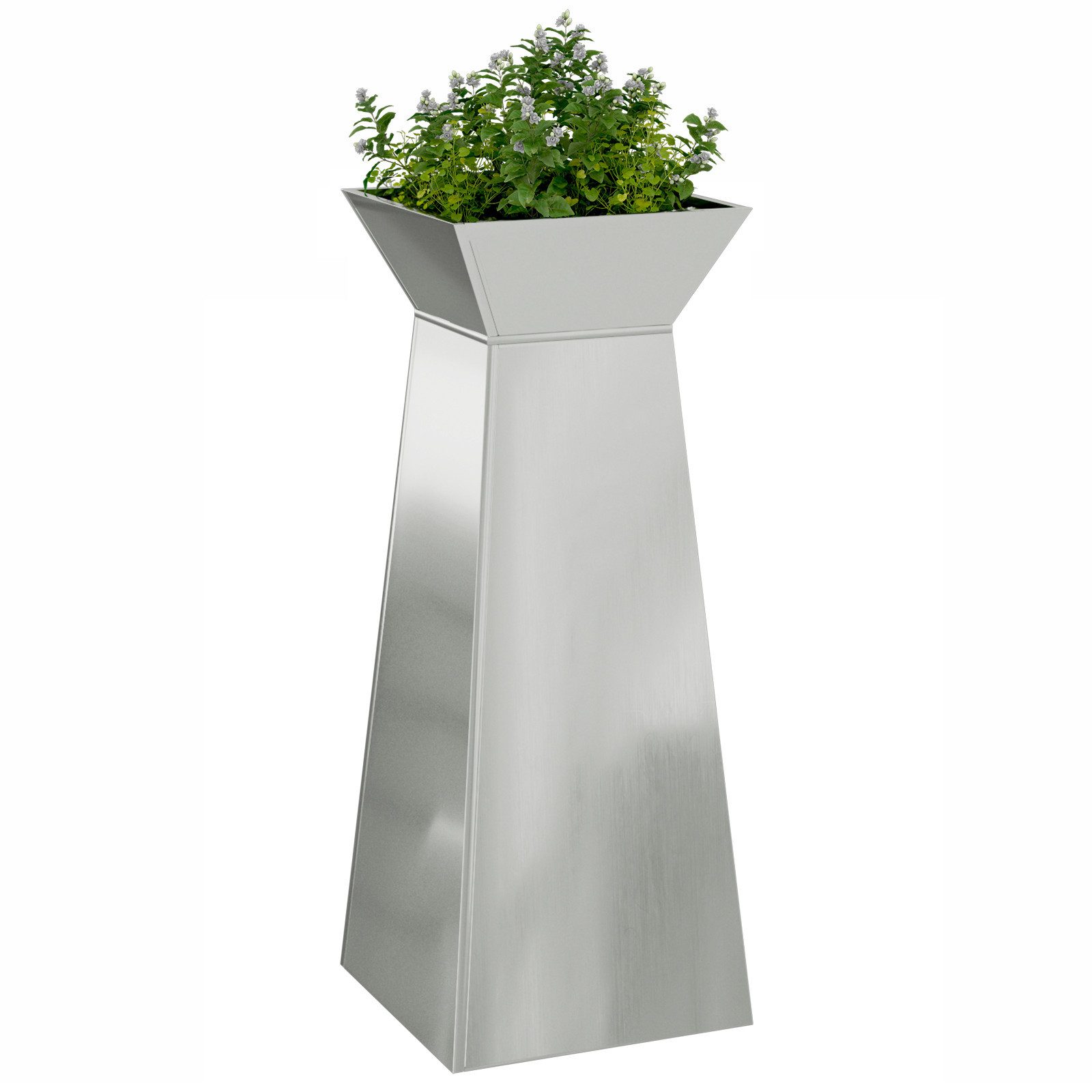 vidaXL Blumentopf Pflanzenständer Verzinkter Stahl 40 günstig online kaufen