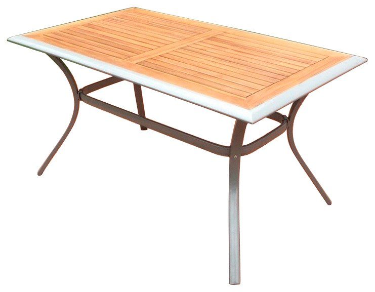 MERXX Gartentisch »Siena«, Alu/Akazie, 140x80 cm OTTO