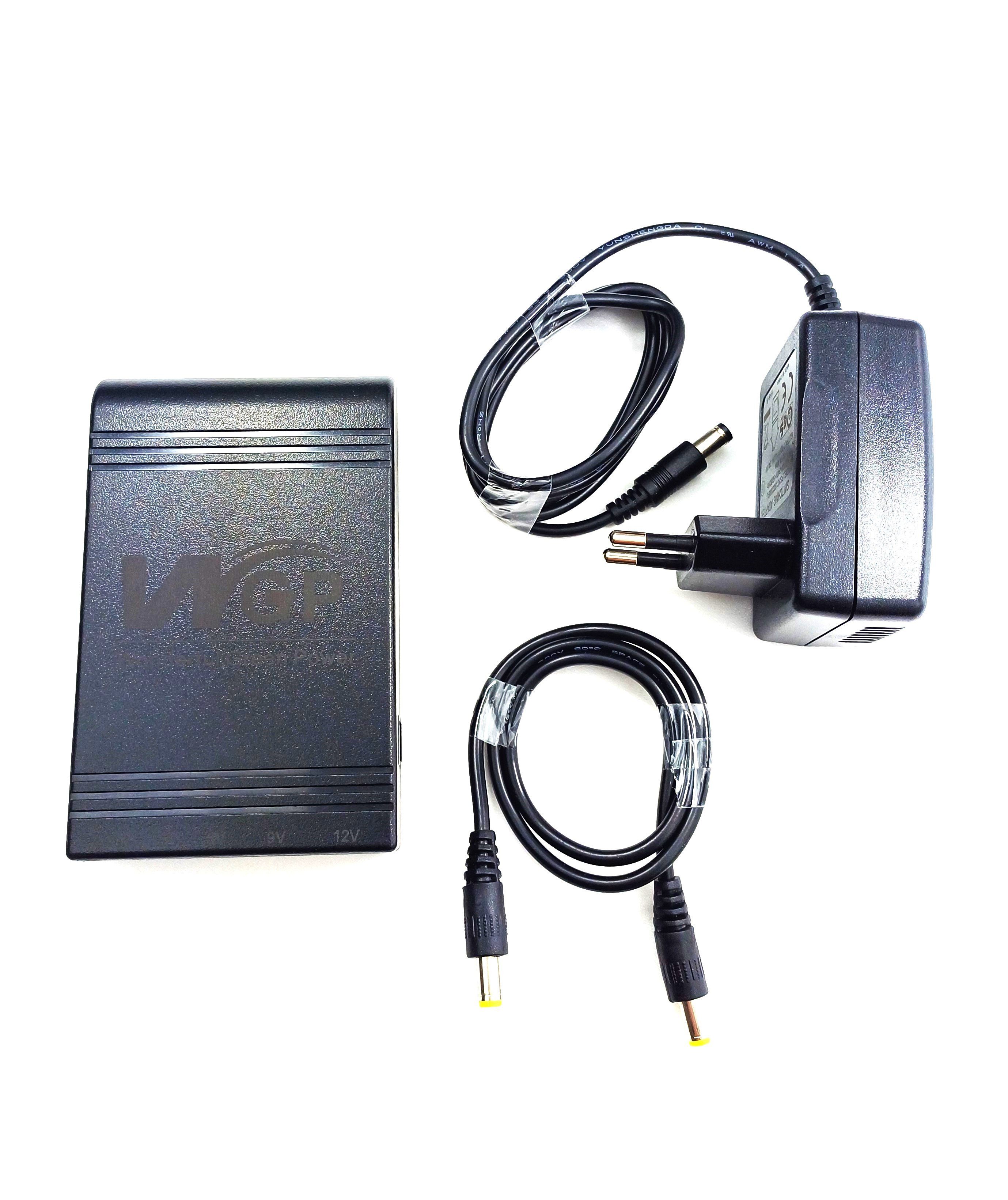 Smart Wärmewelt WGP Powerbank 8800 mA 5 - 12V 350 Powerbank Mini USV 8800 mAh (5, 9 und 12V V, 1 St), kleine Abmessungen 7 x 11 x 2,5 cm und geringes Gewicht 350g