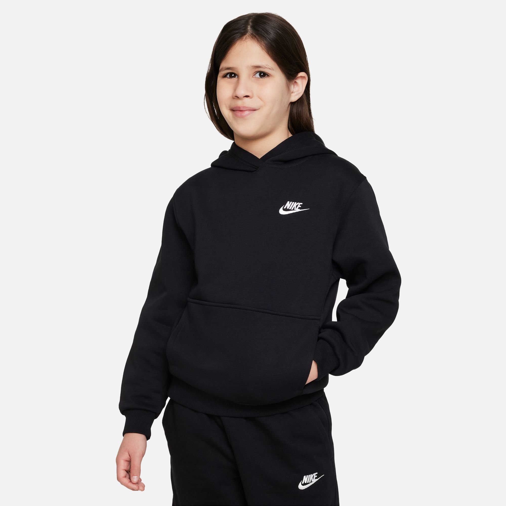 Kapuzensweatshirt K NSW CLUB FLC HDY LBR