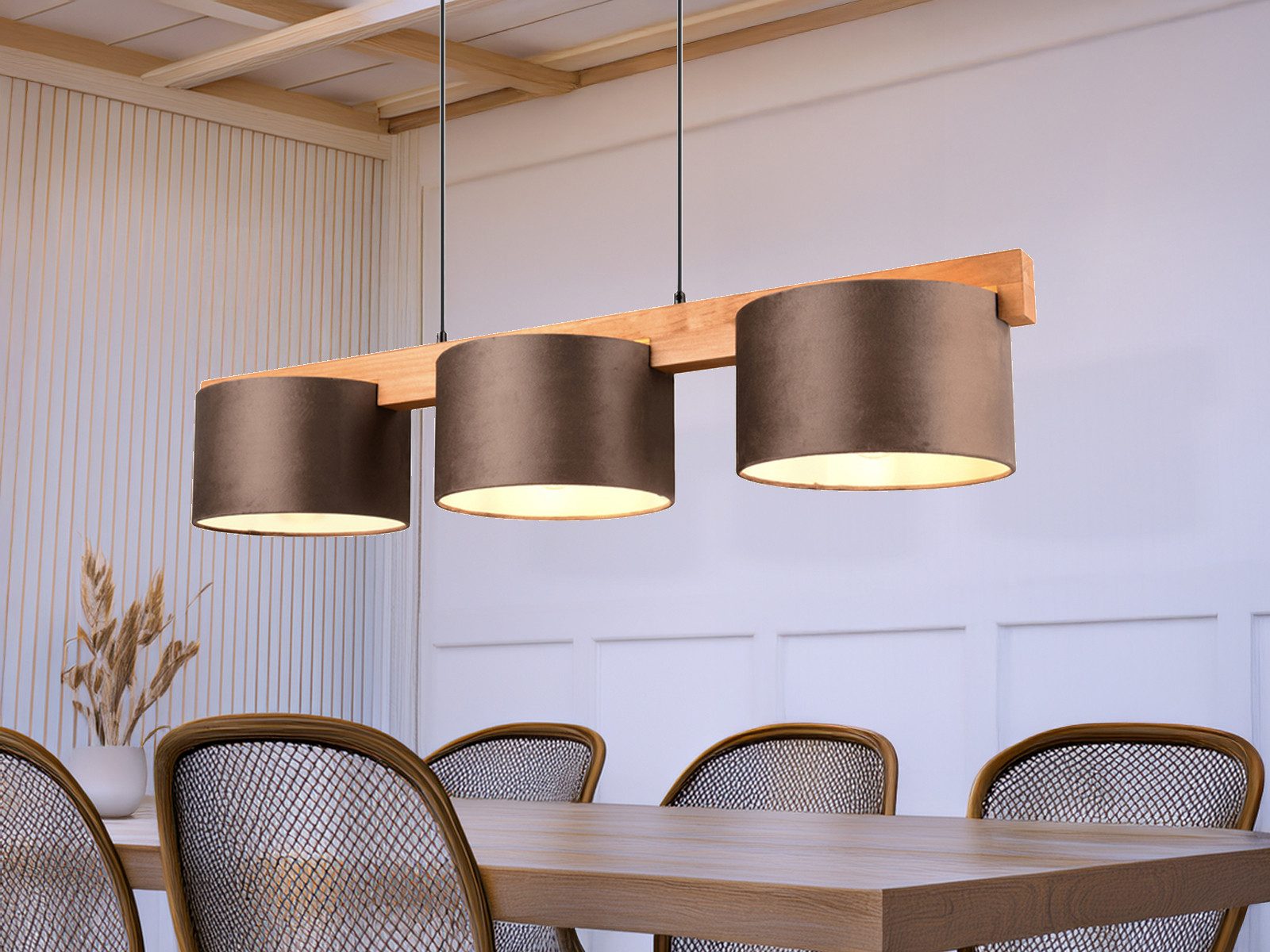 meineWunschleuchte Pendelleuchte, ohne Leuchtmittel, Esstisch-Lampe hängend günstig online kaufen