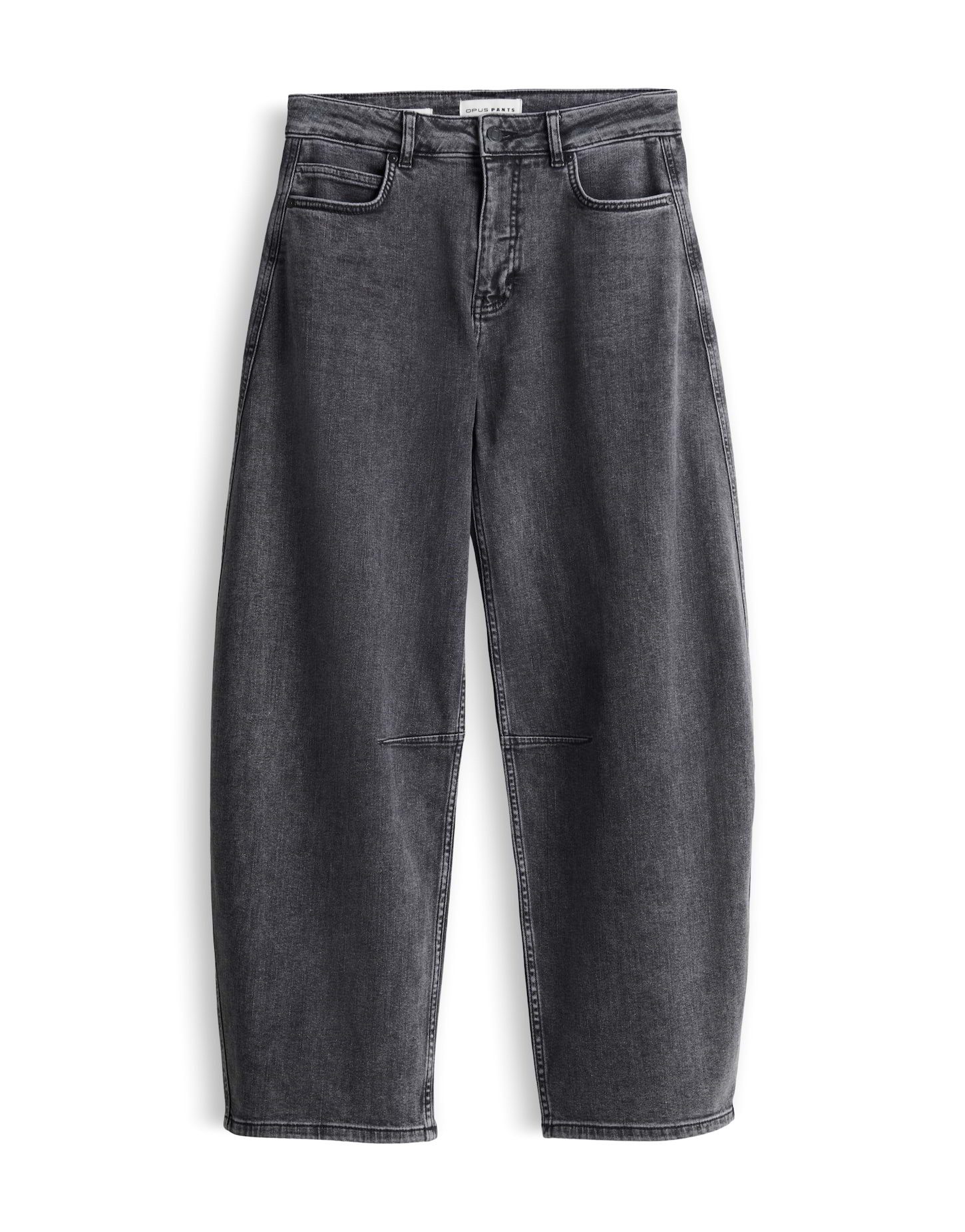 OPUS PANTS Relax-fit-Jeans Mari vega aus robustem Denim Ovale Beinform mit elastischem Griff und leichten Used-Effekten – Bild 2 von 5