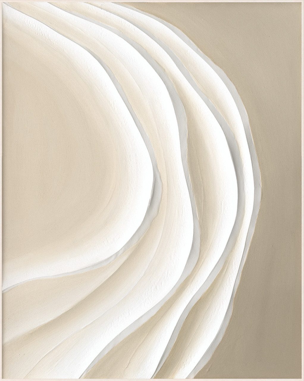 ArtUniverse Gemälde Sandy Waves -Sandwellen 80x100 cm, Sandy Waves, 80x100 cm ink. Metallaufhänger