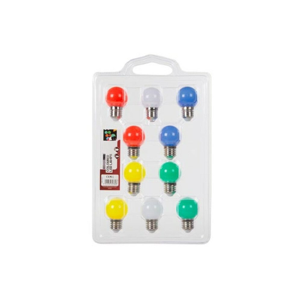 HQ POWER Smarte LED-Leuchte LED-LAMPEN - VERSCHIEDENE FARBEN - 10-tlg.