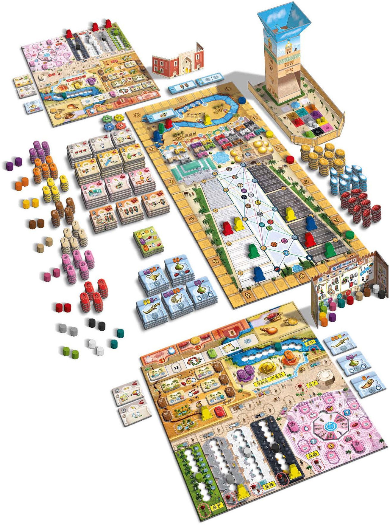 Queen Games Spiel Marrakesh Essential Edition, Strategiespiel, Made in Europe