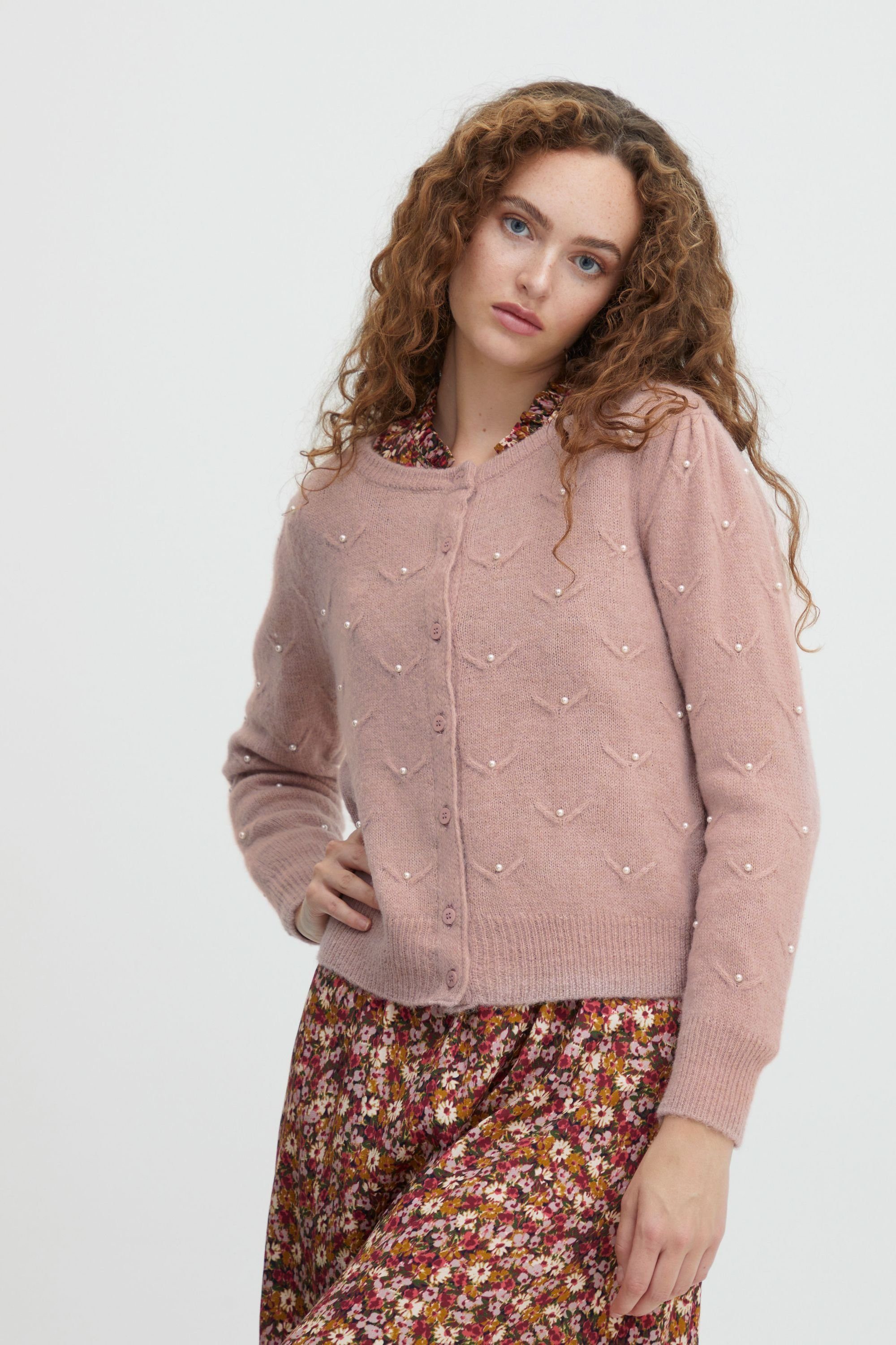 Atelier Rêve (1516071) Cardigan 20117057 Mauve CA IRFLEURIE Melange Pale