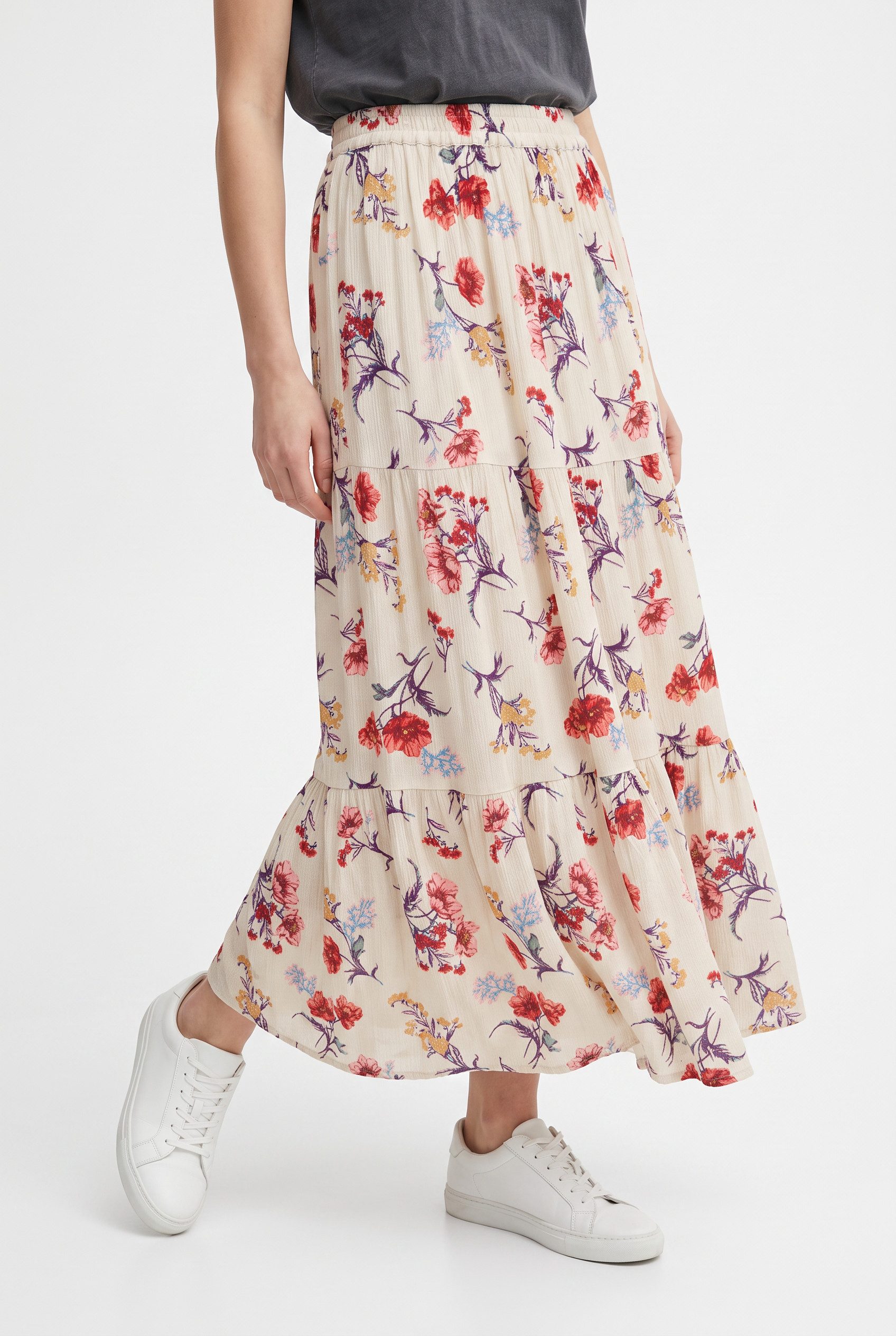 ONLY Maxirock ONLLUNA LONG SKIRT WVN Viskose