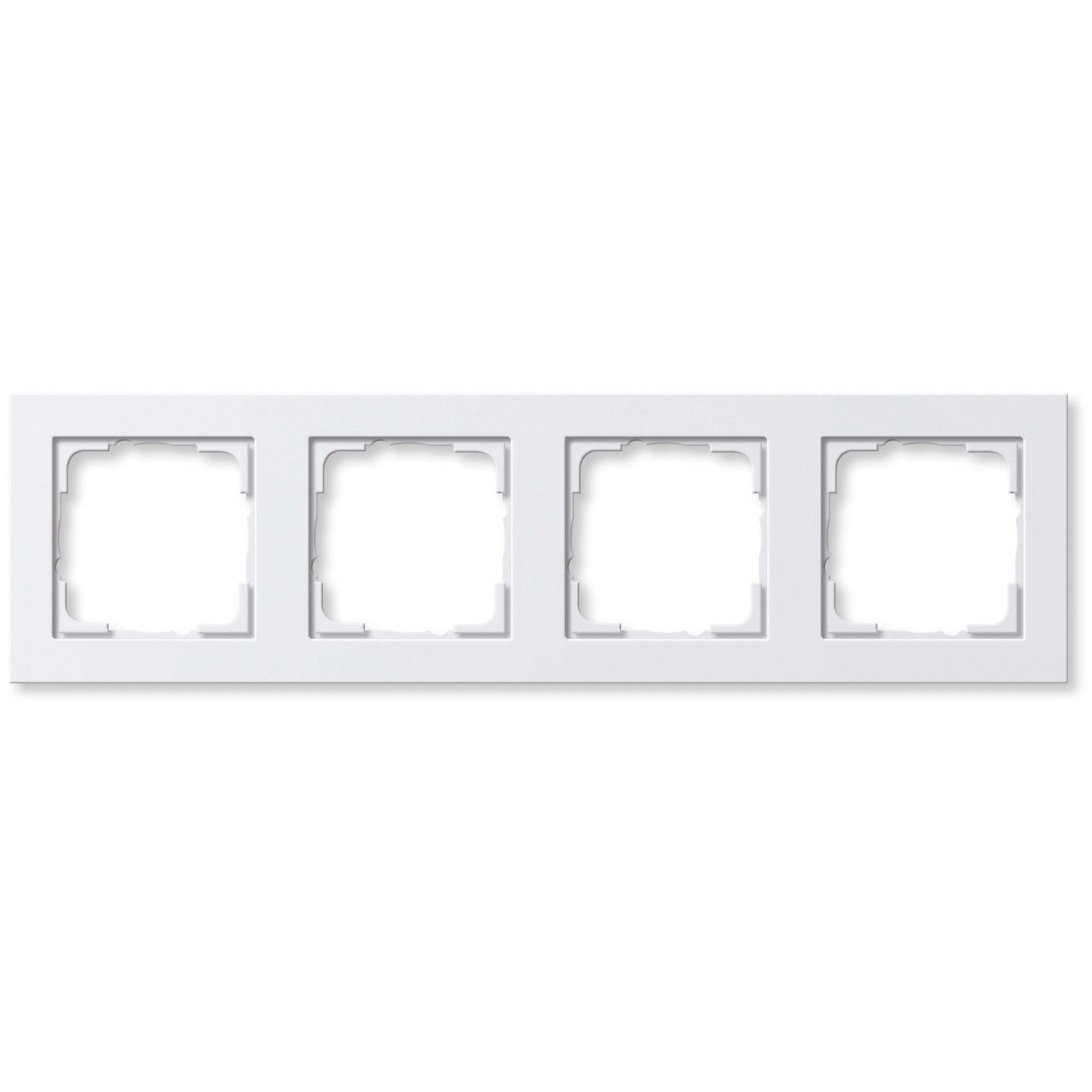 Abdeckrahmen GIRA SYSTEM E2 021429, 4-fach Rahmen