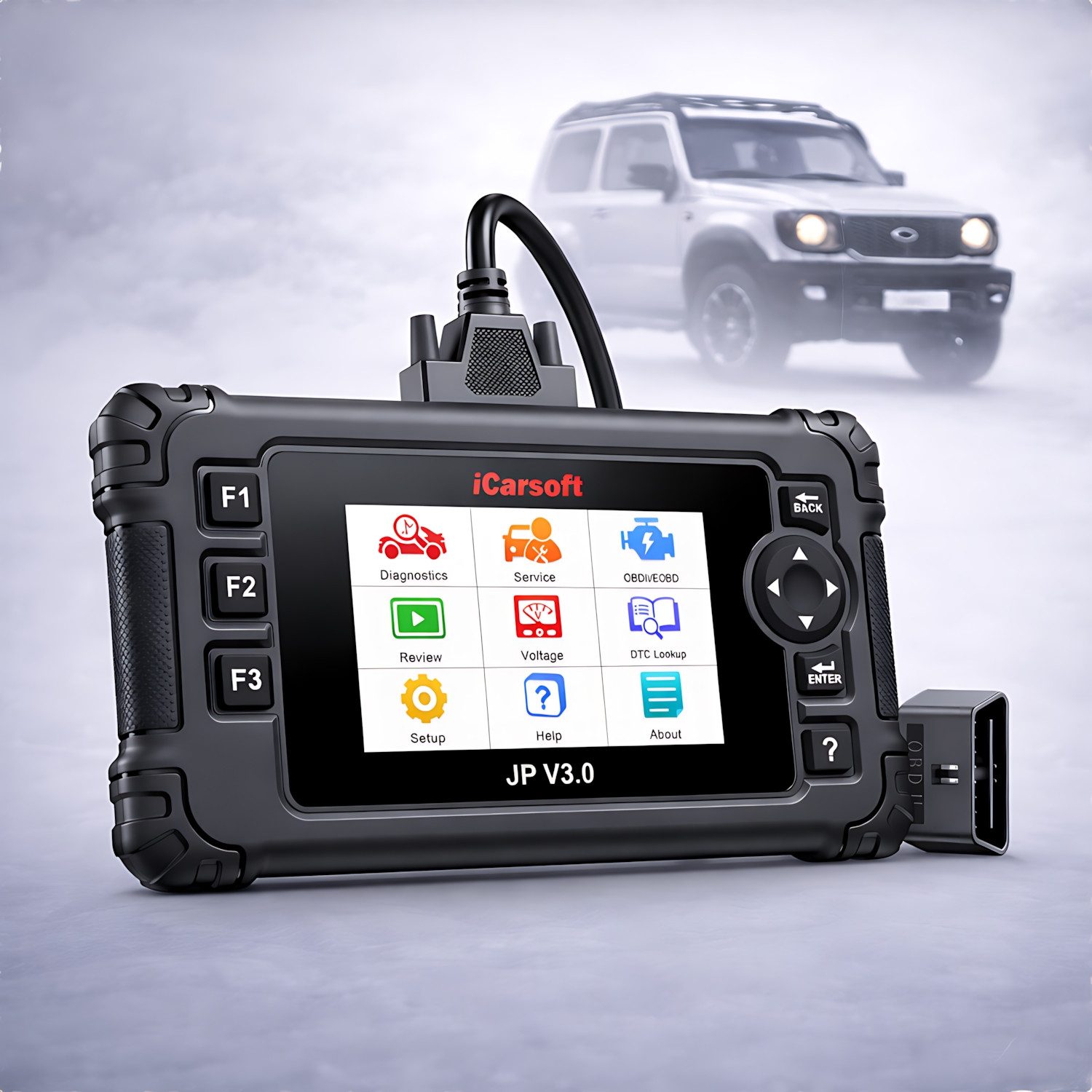 iCarsoft OBD2-Diagnosegerät JP V 3.0 für Toyota Hyundai Kia Honda Nissan + Updates