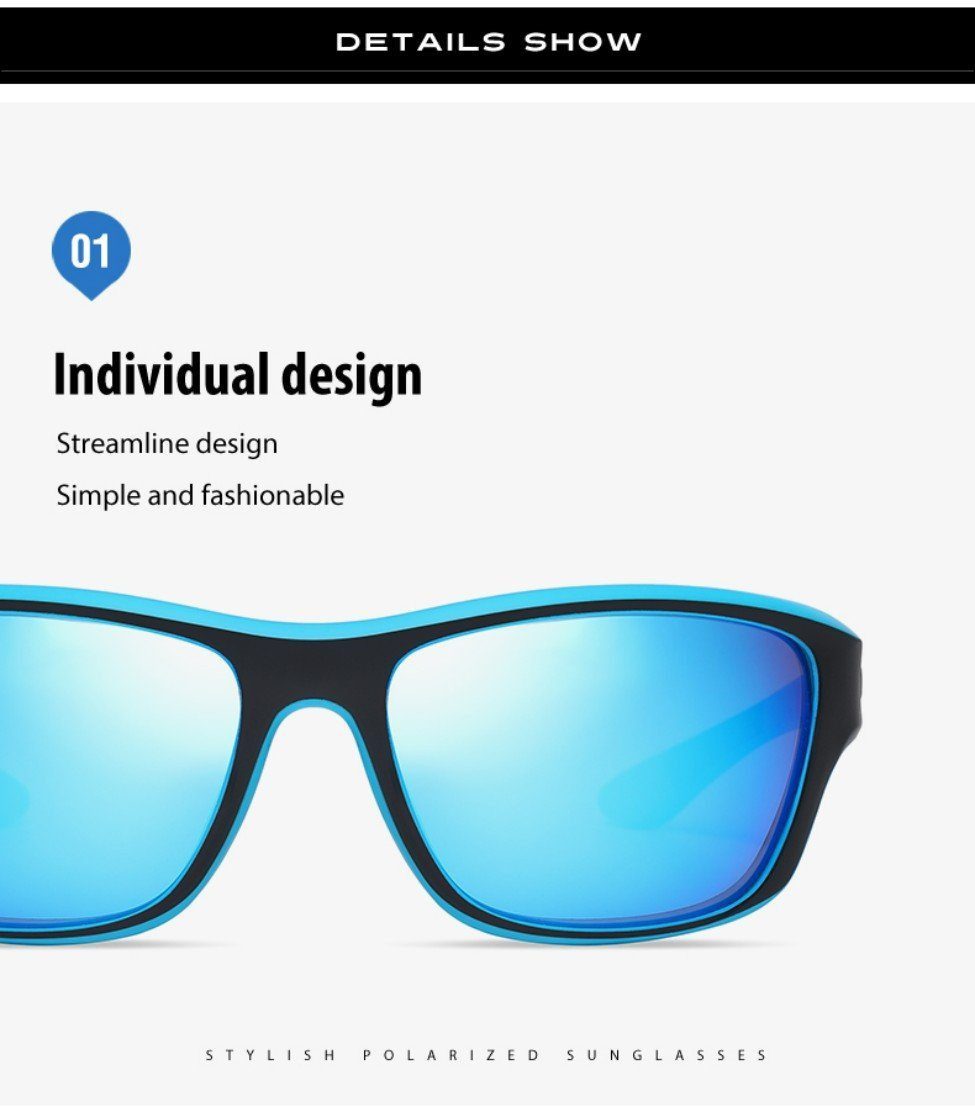 PACIEA Fahrradbrille Sportbrille Polarisiert Ultraleicht Damen Herren UV Schutz