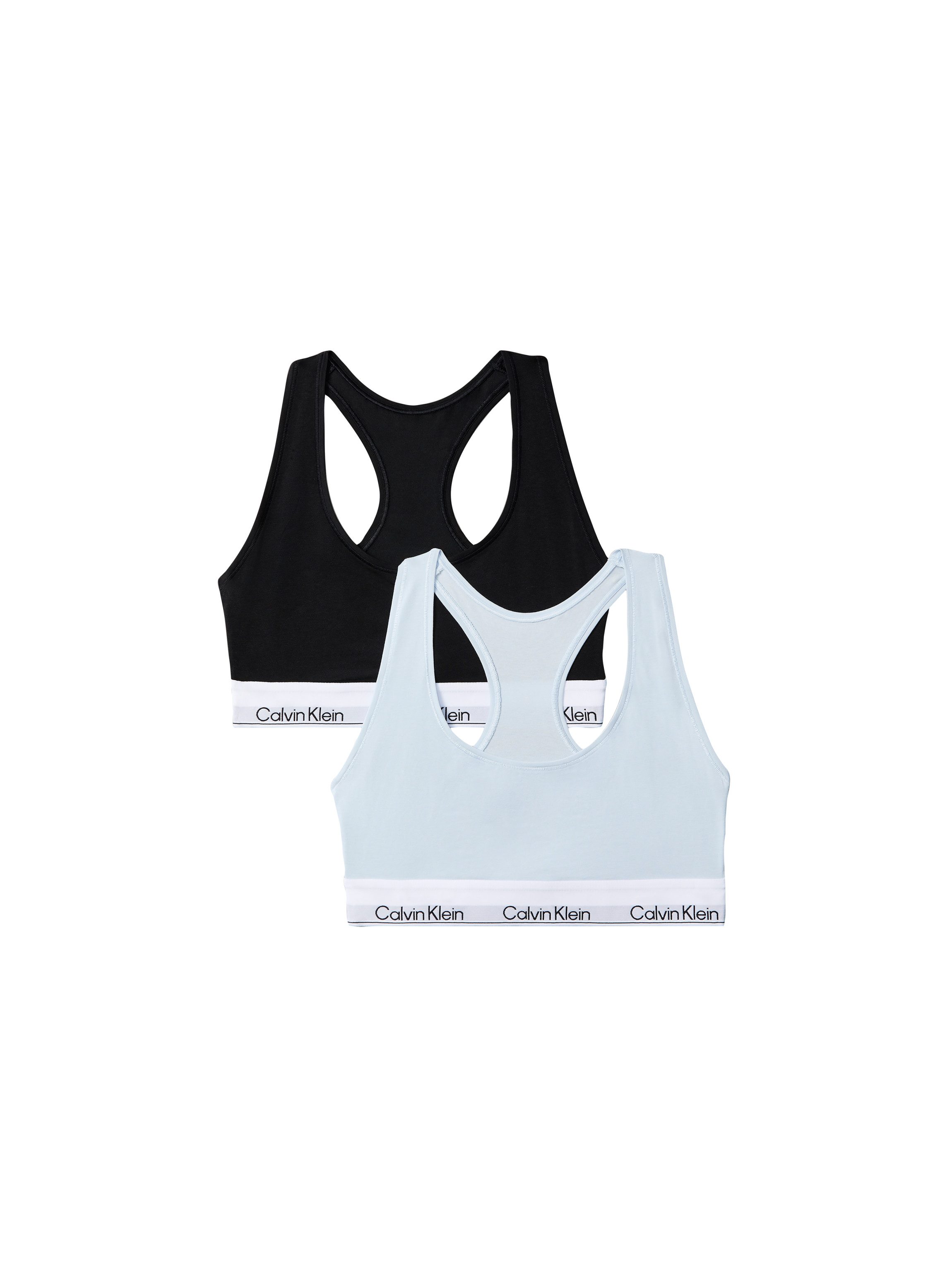 Calvin Klein Underwear Bralette BRALETTE 2PK (Packung, 2er-Pack) Körpernahe Passform mit elastischem Bund