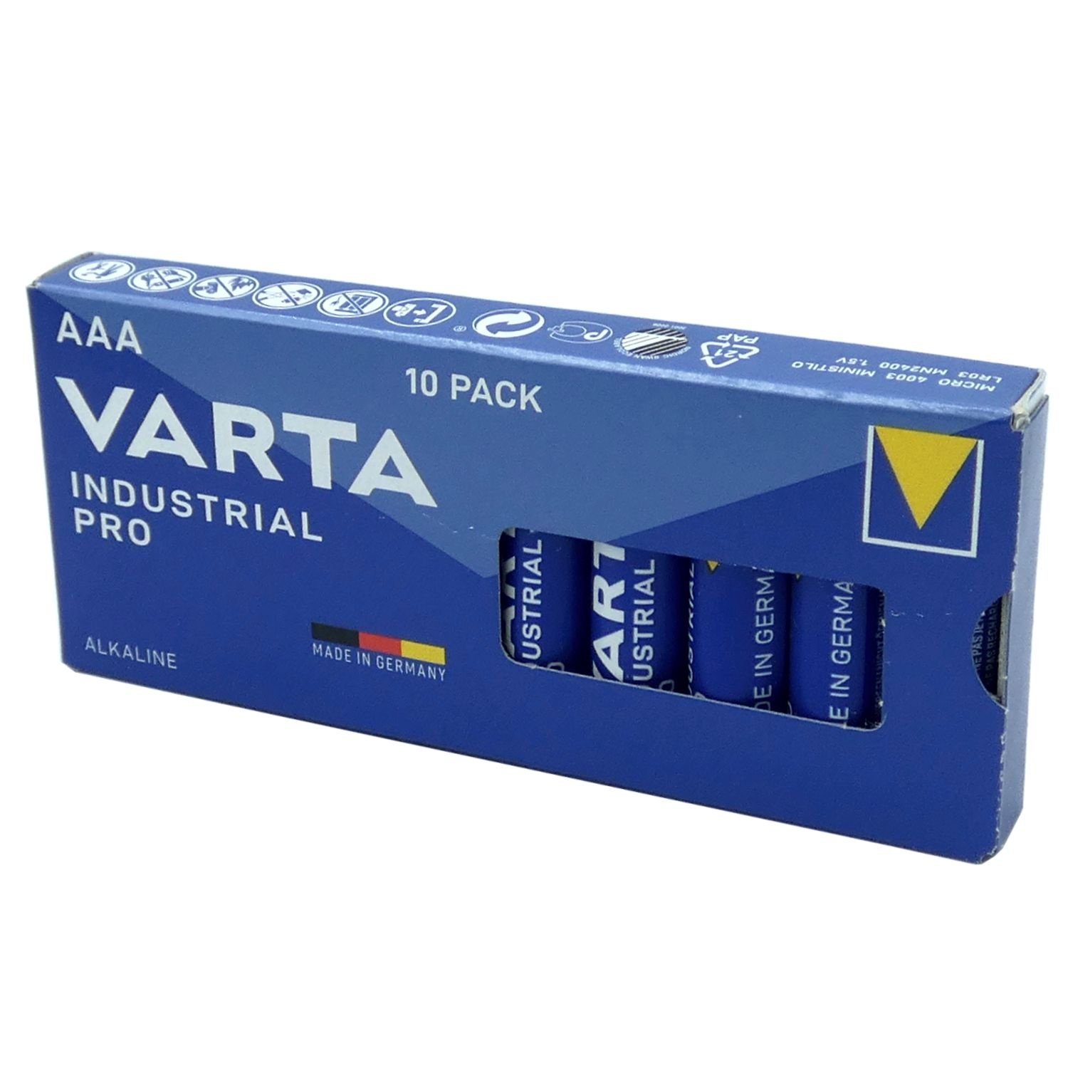 VARTA Varta Micro Batterie 10 Stück V4003 LR03AAA Micro Batterie, (1,5 Volt V)