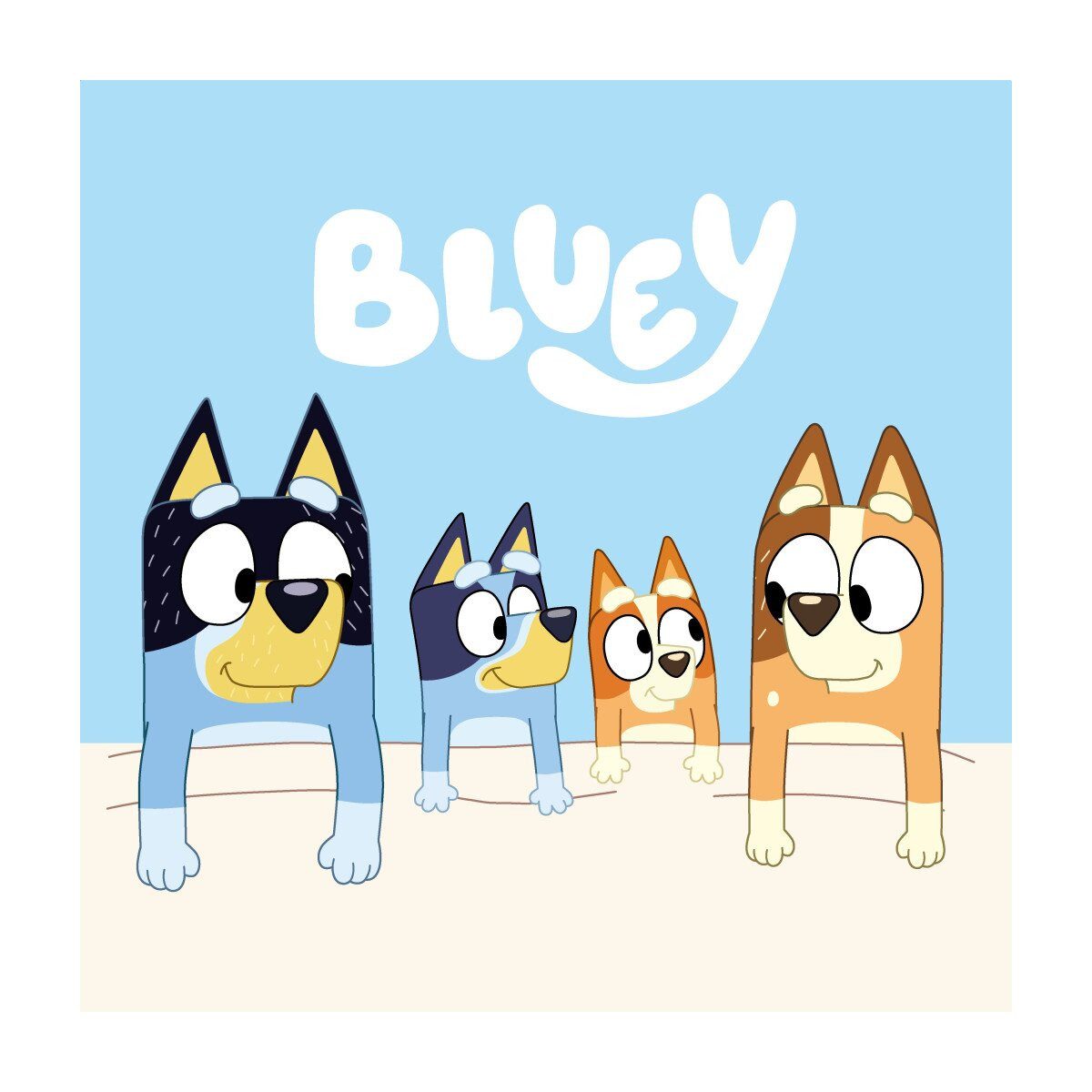 Bluey Handtücher Bluey Handtuch 30x30cm – Weiches Gesichtstuch für Kids, 10 günstig online kaufen