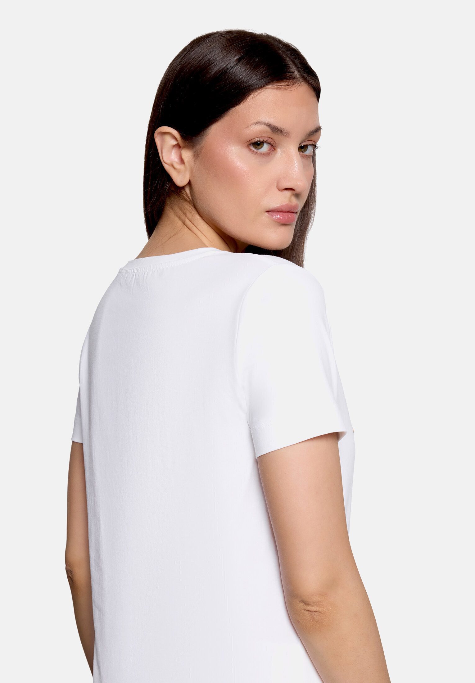 Betty&Co Kurzarmshirt Damen mit Print (1-tlg)