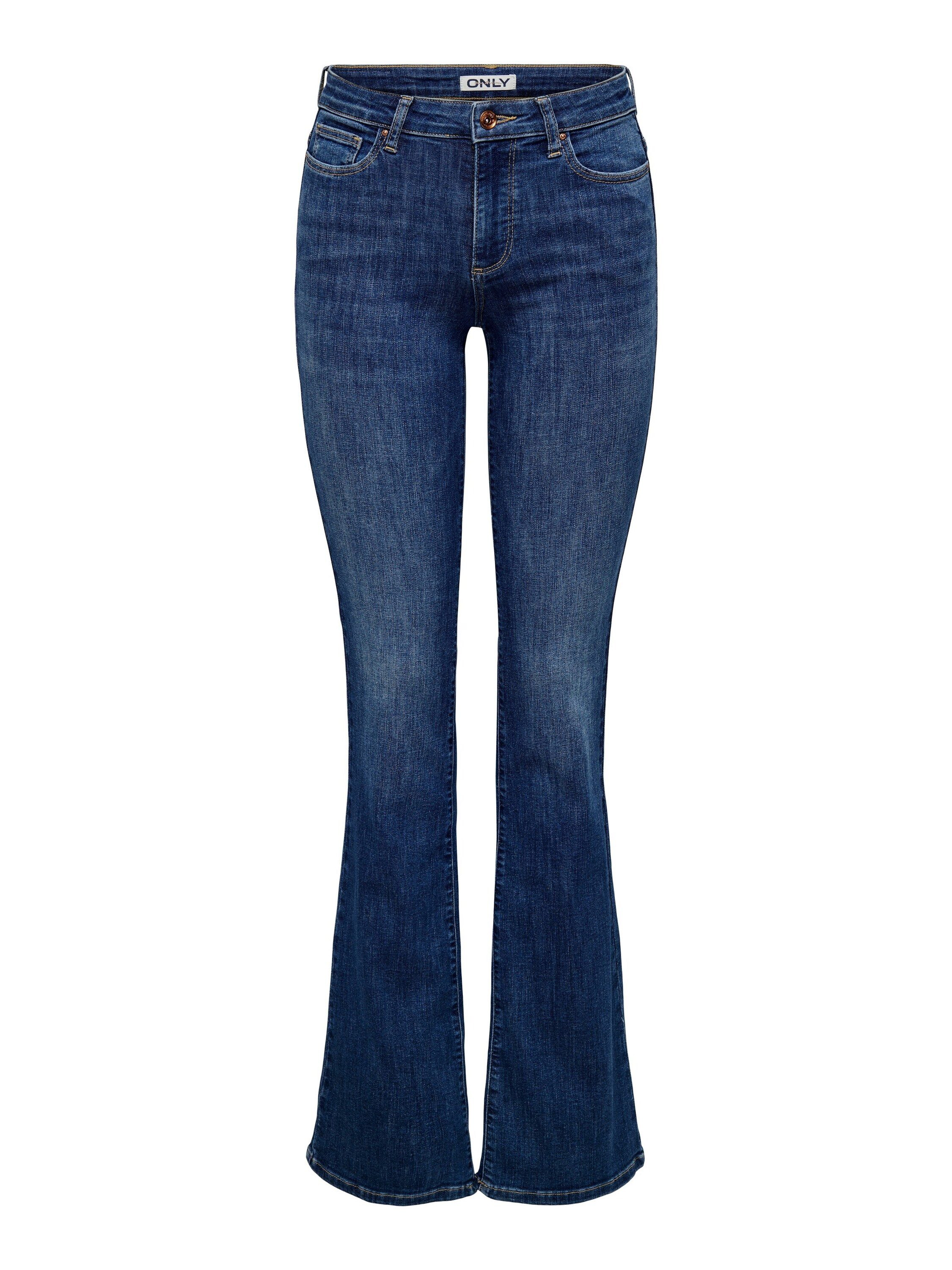 ONLY Schlagjeans ONLAnn (1-tlg) Plain/ohne Details