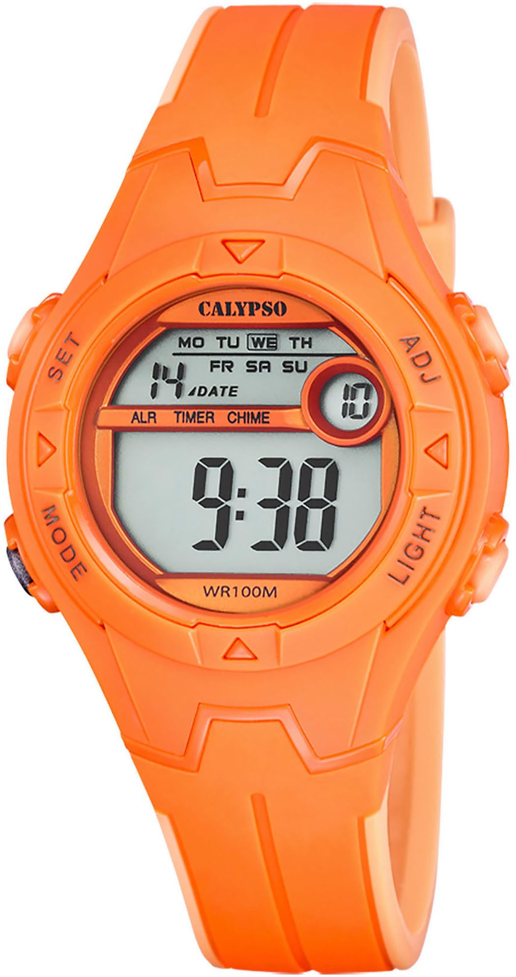 CALYPSO WATCHES Chronograph Junior Collection K5849/4, Kinderuhr, Quarzuhr, Armbanduhr, digital, Datum, Stoppfunktion