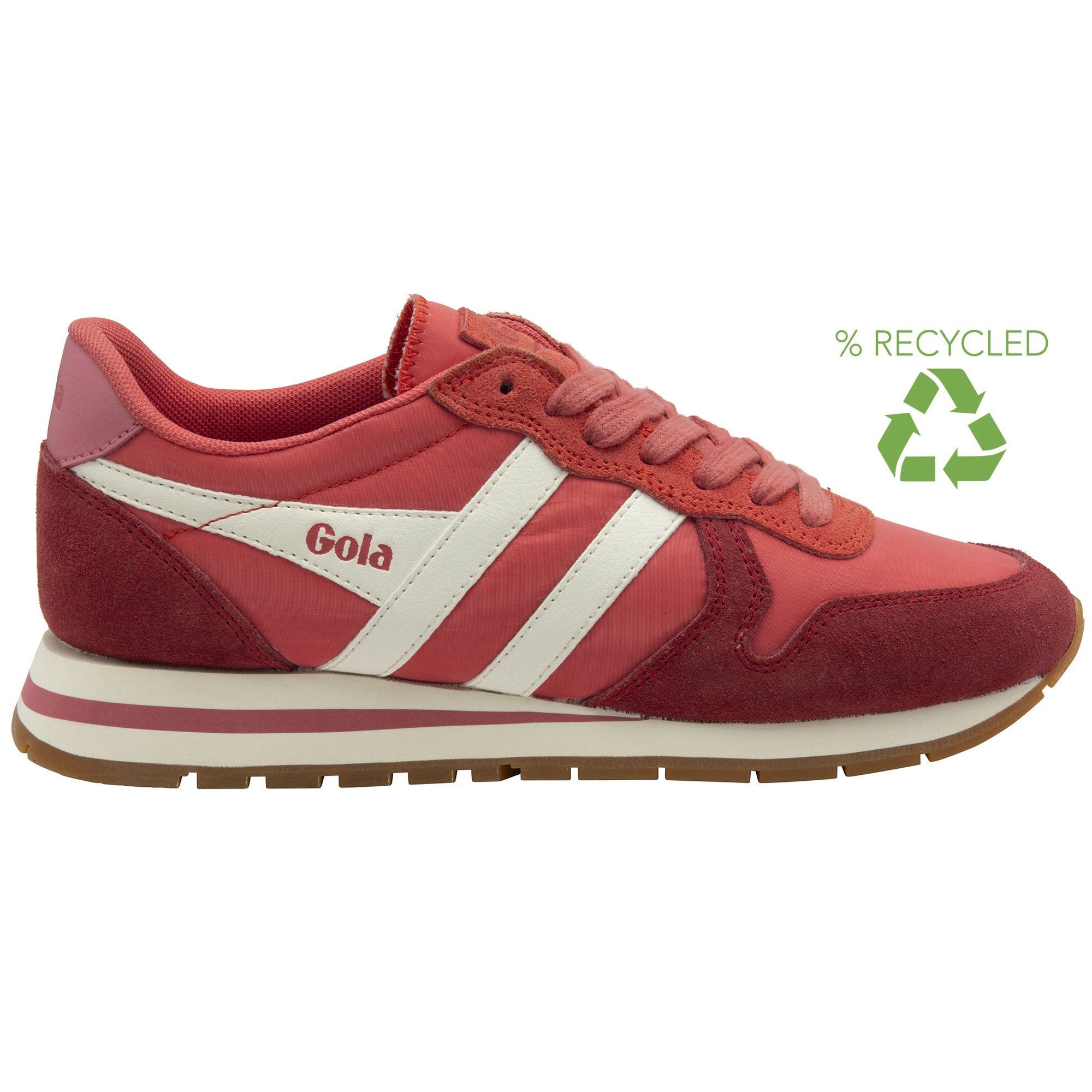 Gola Daytona Chute 2025 korallenrot/dunkelrot/offweiss Damen Sneaker günstig online kaufen