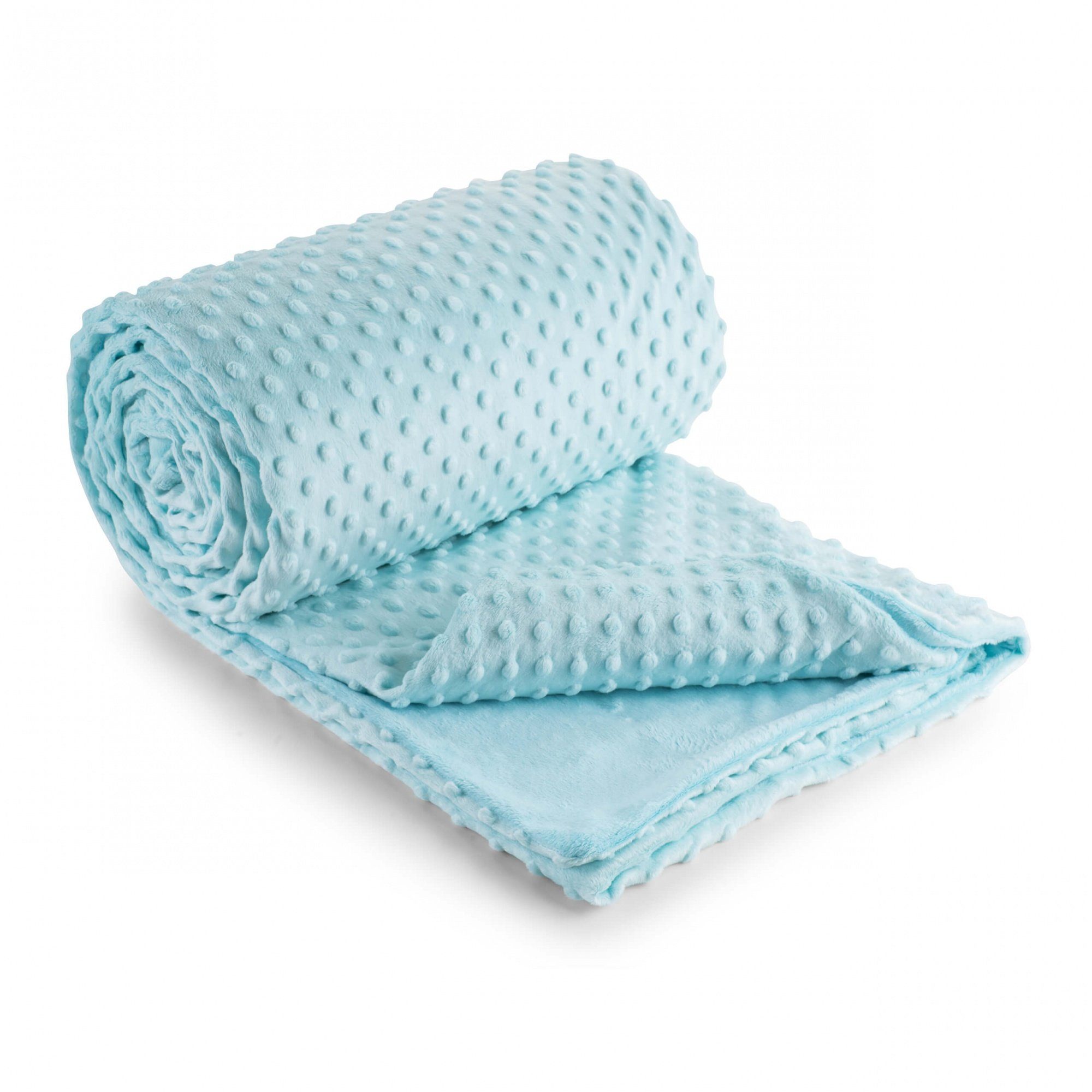 Wolldecke eazzzy Kuscheldecke Genius, lässt im blau Koffer 135x200 leicht werden überall sich mit federleichte kuschelige, kann und verstauen cm, hingenommen Decke