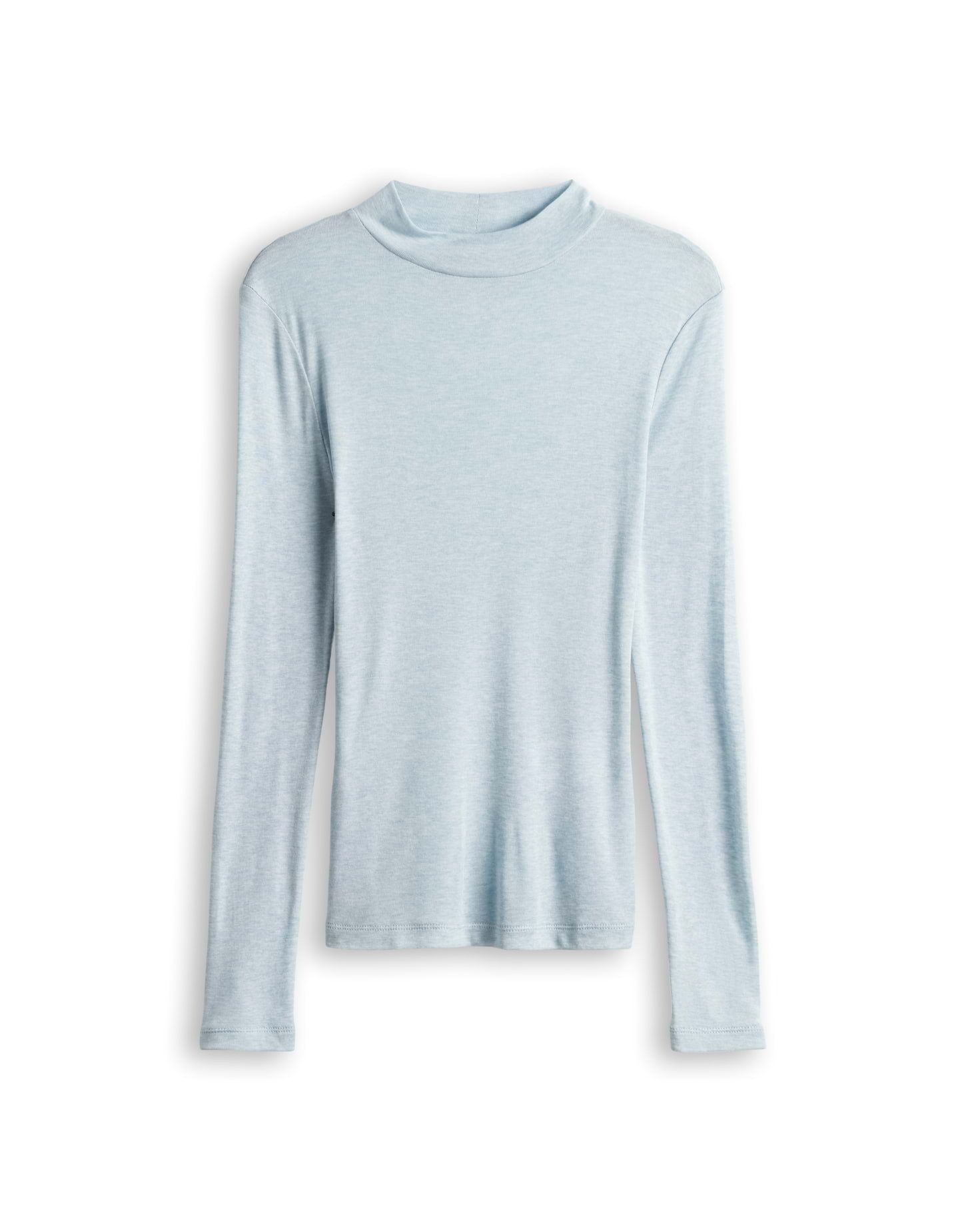 OPUS Langarmshirt Sewolli aus Jersey mit Rippstruktur Figurbetonte Silhouette mit Stehkragen und feiner Rippstruktur – Bild 2 von 5
