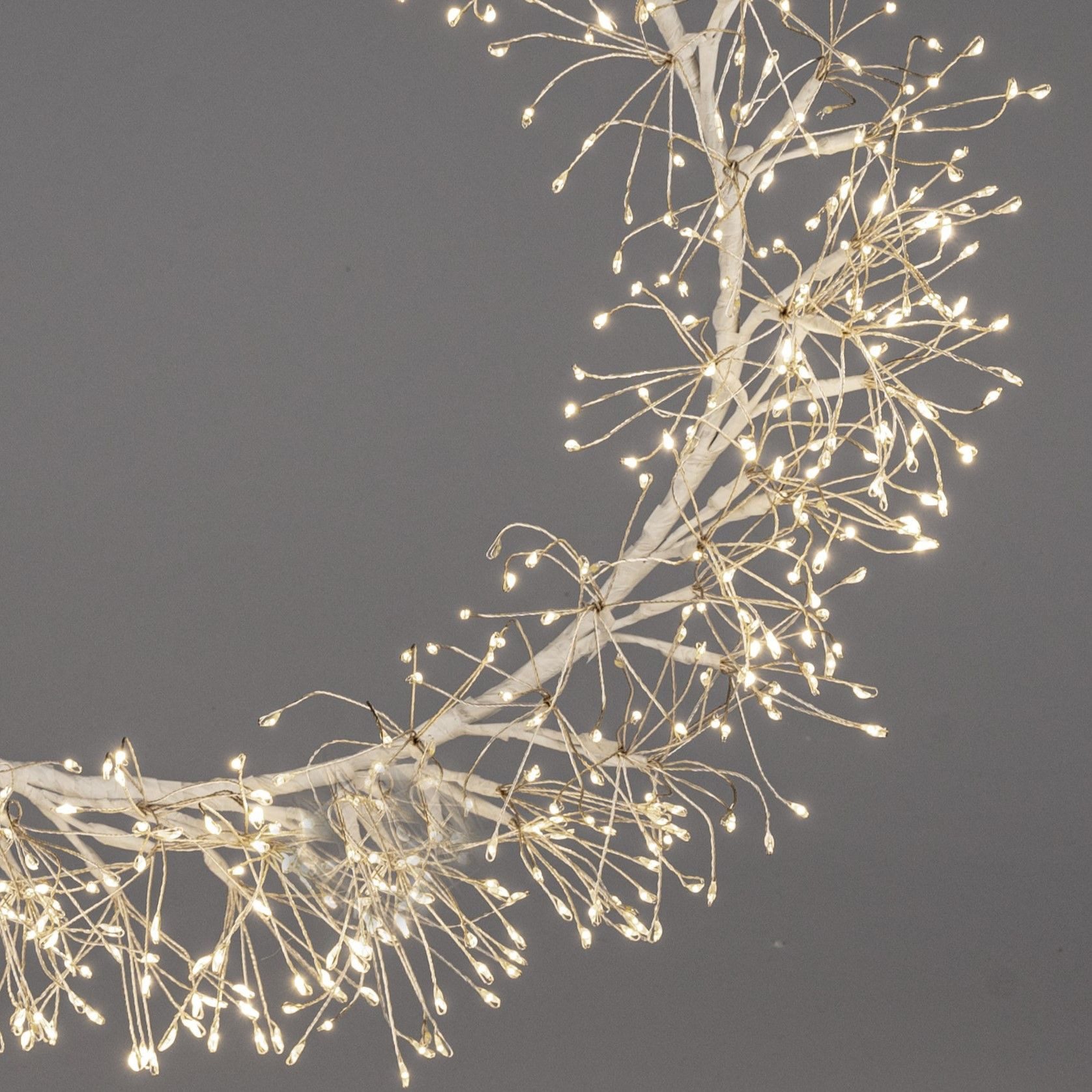 formano Hängedekoration Funkeleffekt, Mit Timerfunktion, Weiß, Motiv: Kranz günstig online kaufen